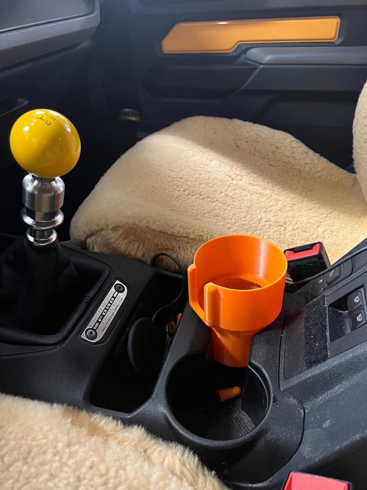 Ford Bronco 7MT Cup Holder Upgrade: Mug Adapter (3D Print) IMG_7124