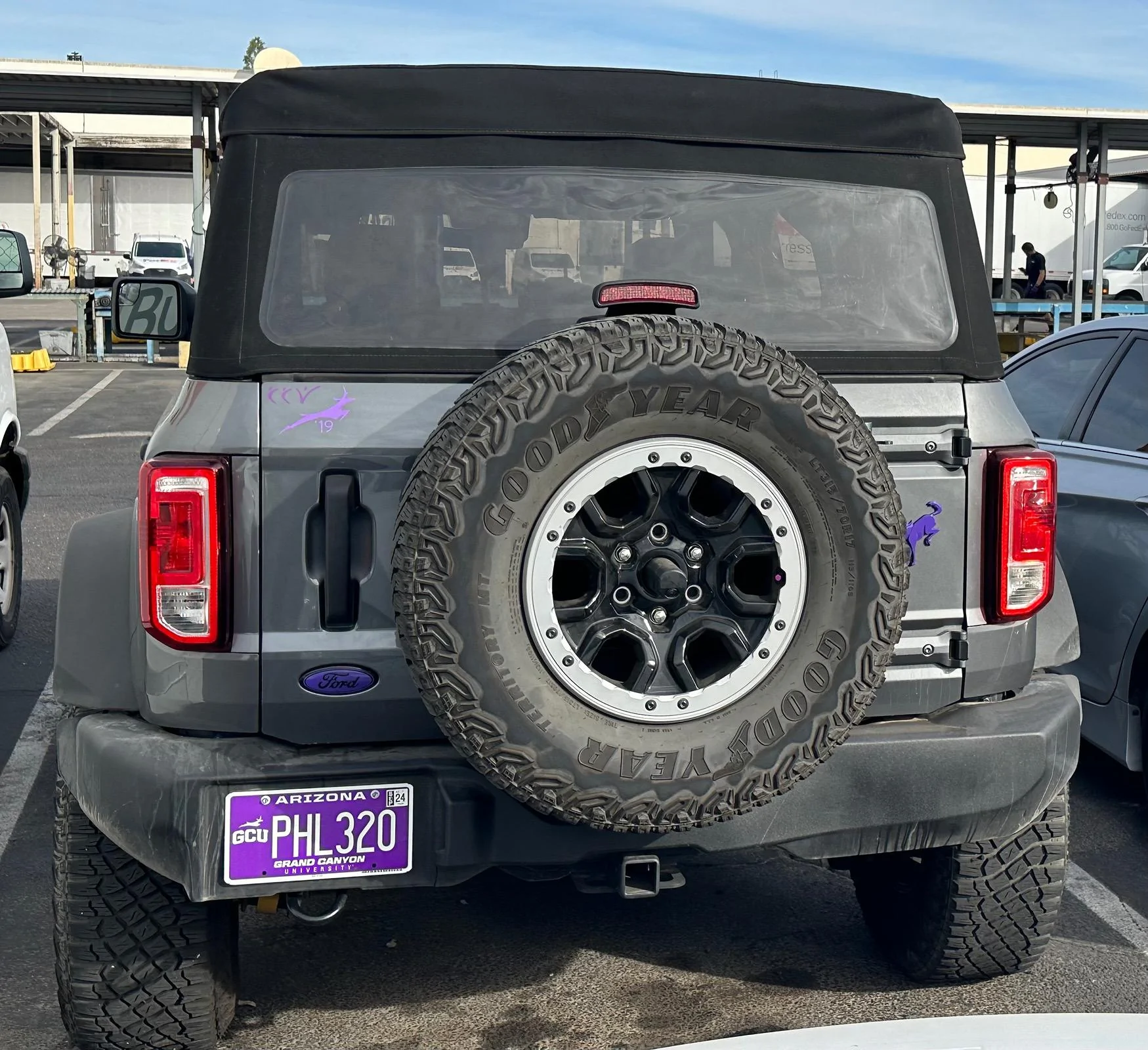 Ford Bronco New Custom Sasquatch Tailgate Emblem Installed IMG_4182