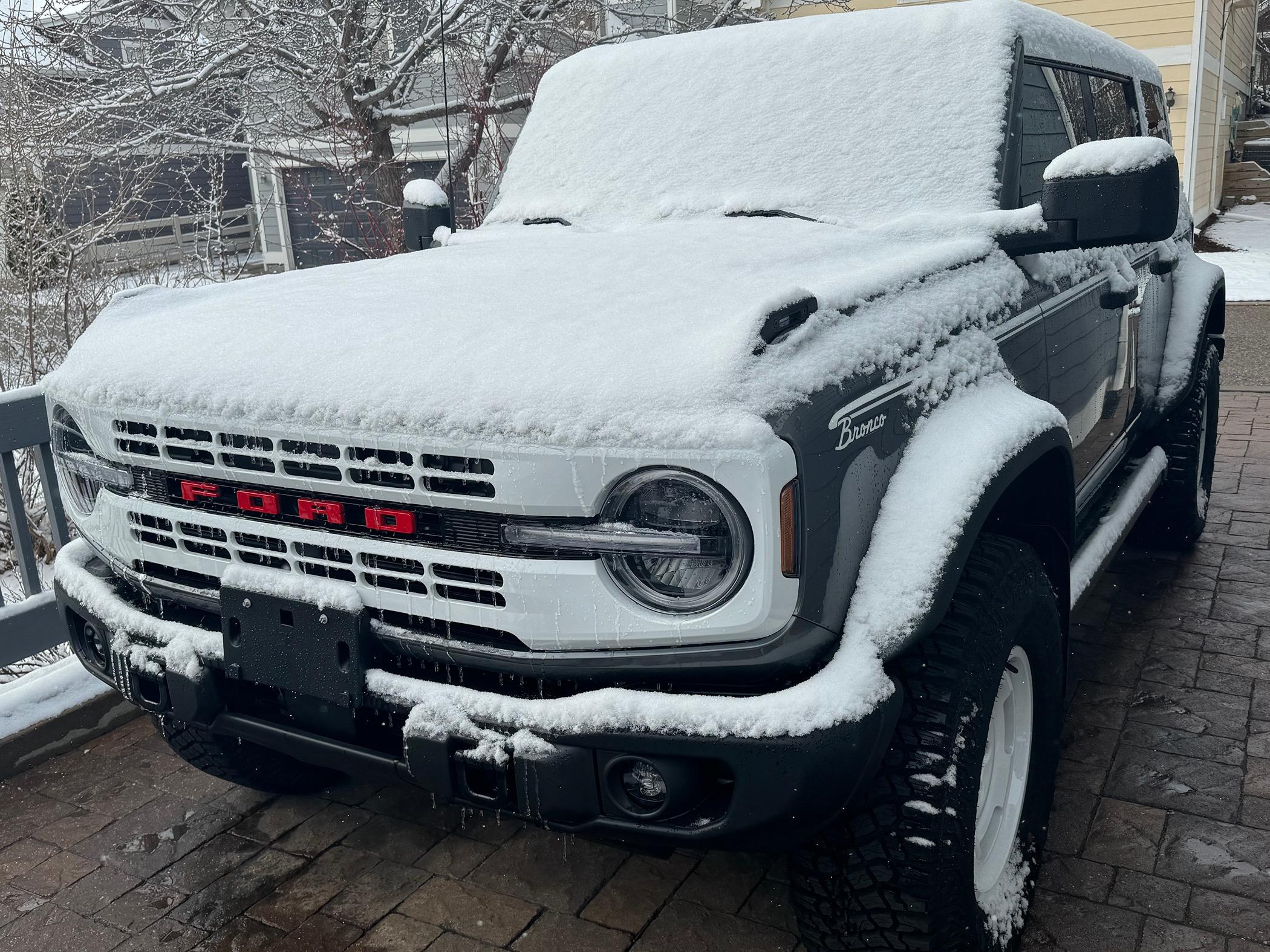 Ford Bronco ❄️❄️❄️❄️ Snow Day Saturday ❄️❄️❄️❄️❄️ IMG_0252