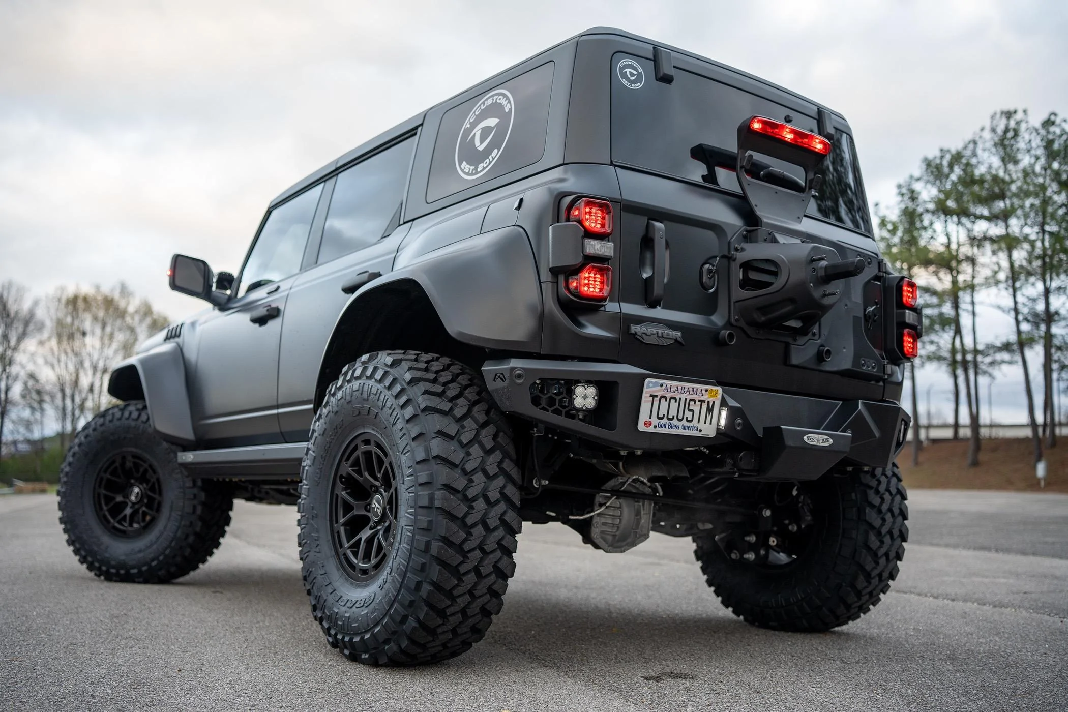 Ford Bronco Braptor Rear Bumper pics Mitchell's Bronco 2023 Bronco Raptor LIFTED-20