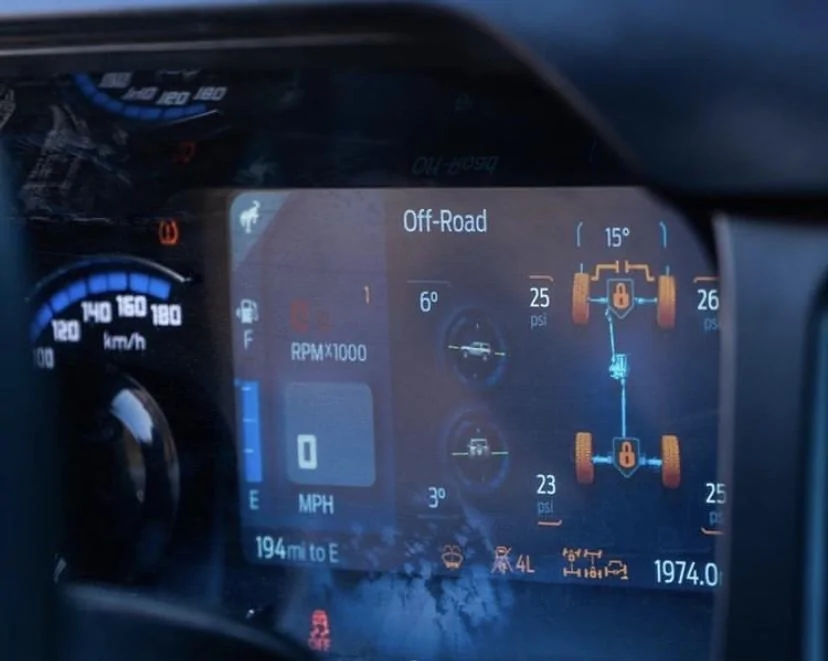 2021 Ford Bronco gauge cluster.webp