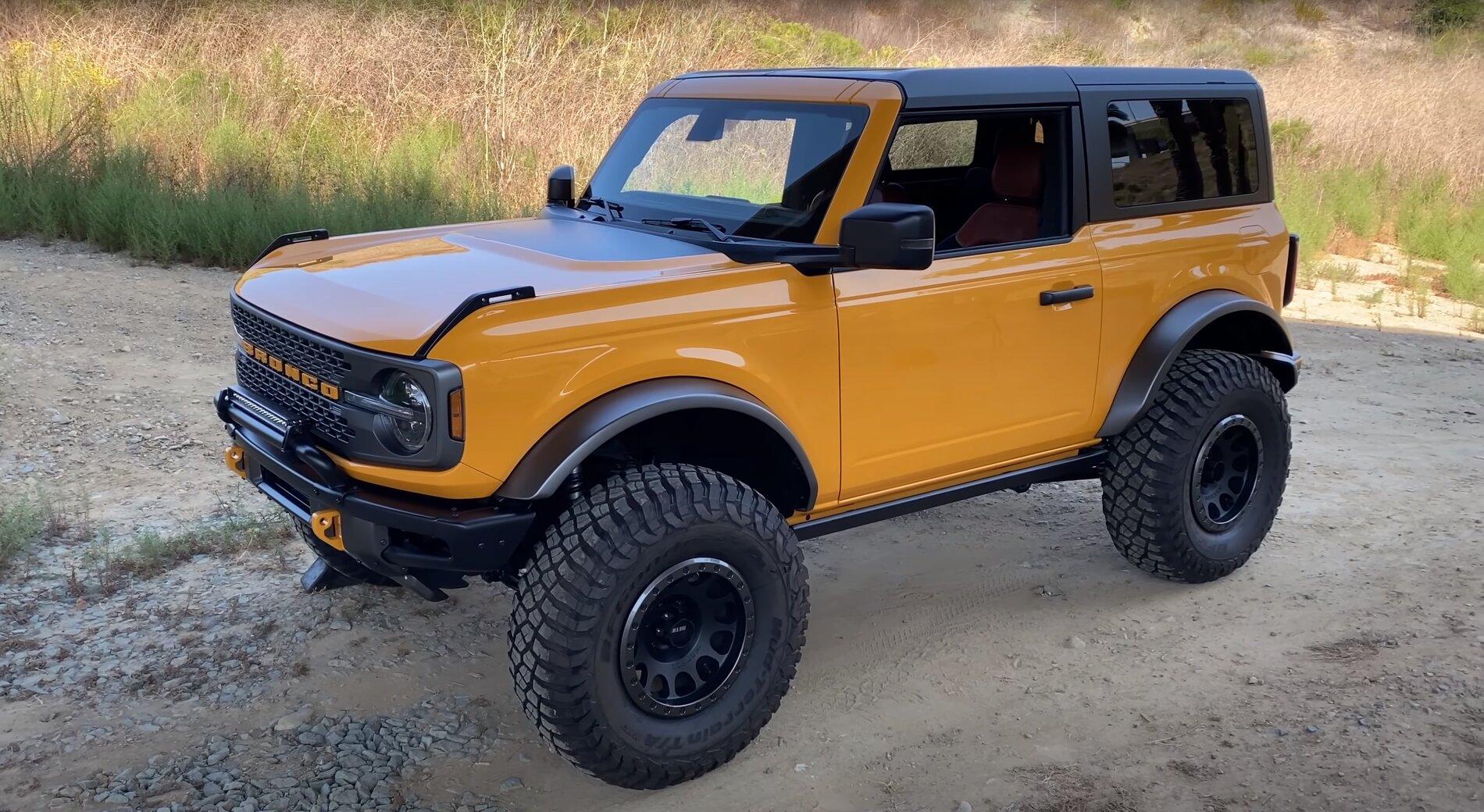 Ford Bronco Cyber Orange Paint Thread Cyber Orange 2Dr Concept