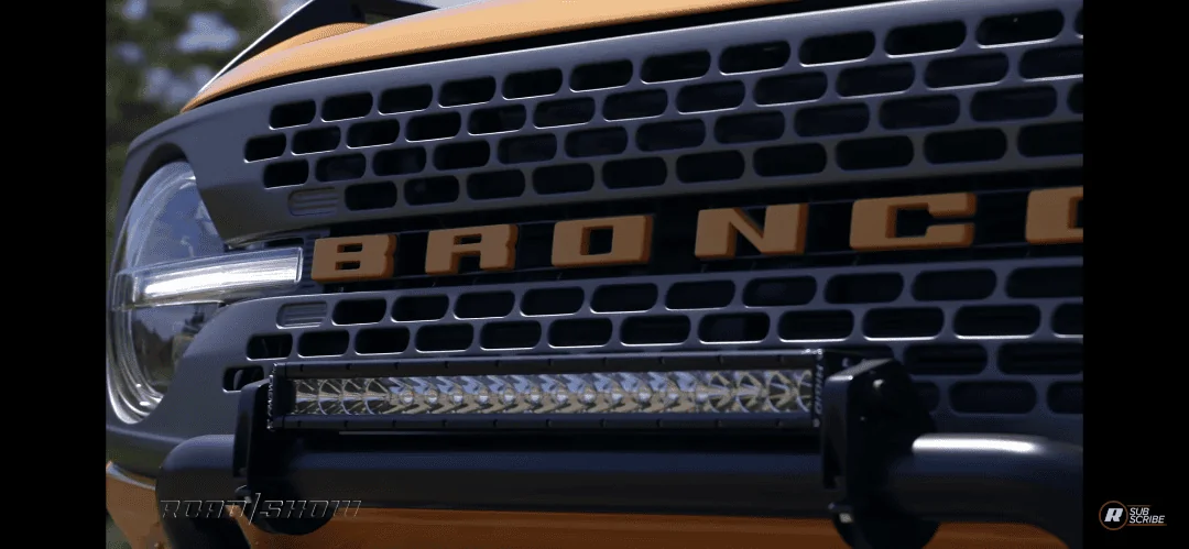Ford Bronco Greetings from Baja Designs! Front Light Bar on Badlands
