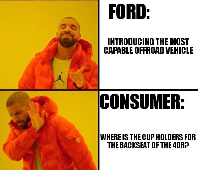 Ford Bronco Missing cup holders found!? ZomboMeme 15112020111225
