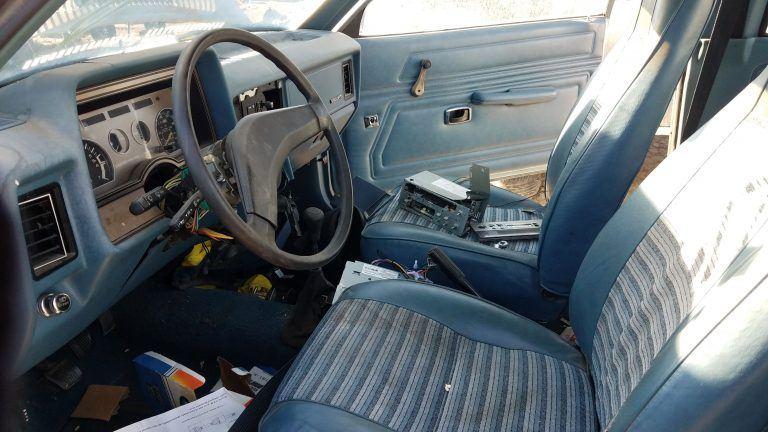 Ford Bronco Request- REAL LIFE high quality Sport FE interior 07-1981-Ford-Escort-coupe-in-Colorado-wrecking-yard-photo-by-Murilee-Martin-768x432