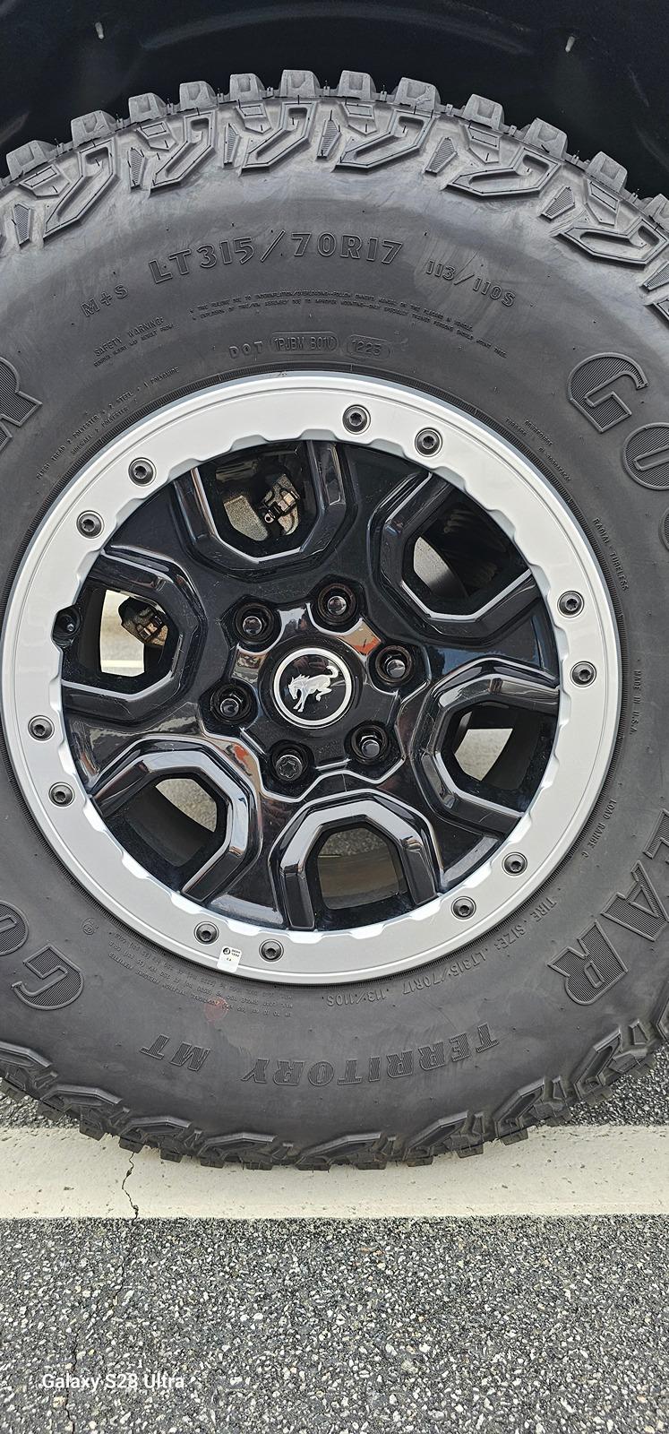 Ford Bronco Black Lug Nuts for Wildtrak? 20240324_185138