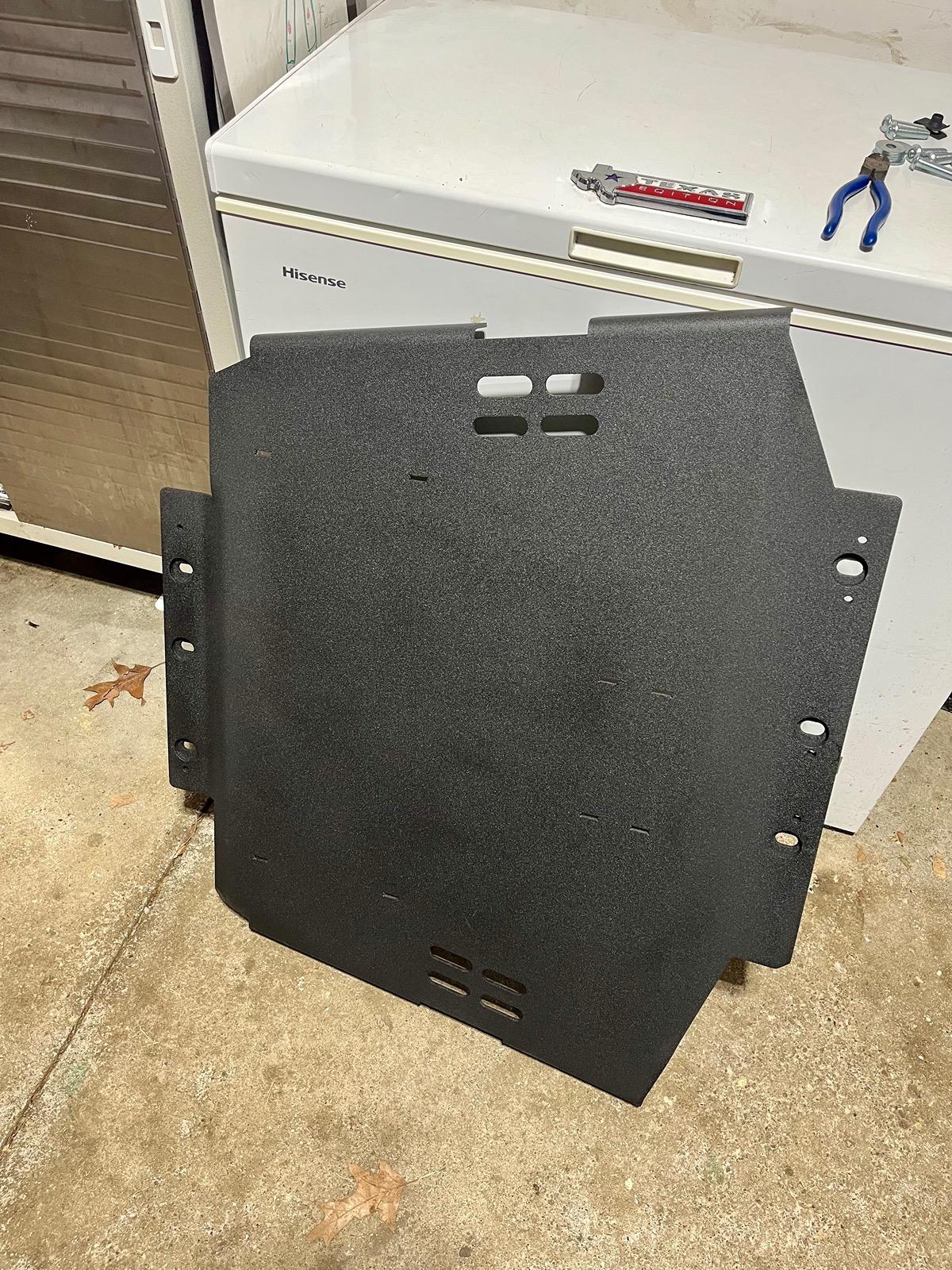 Ford Bronco Transmission skid plate installed IMG_1530