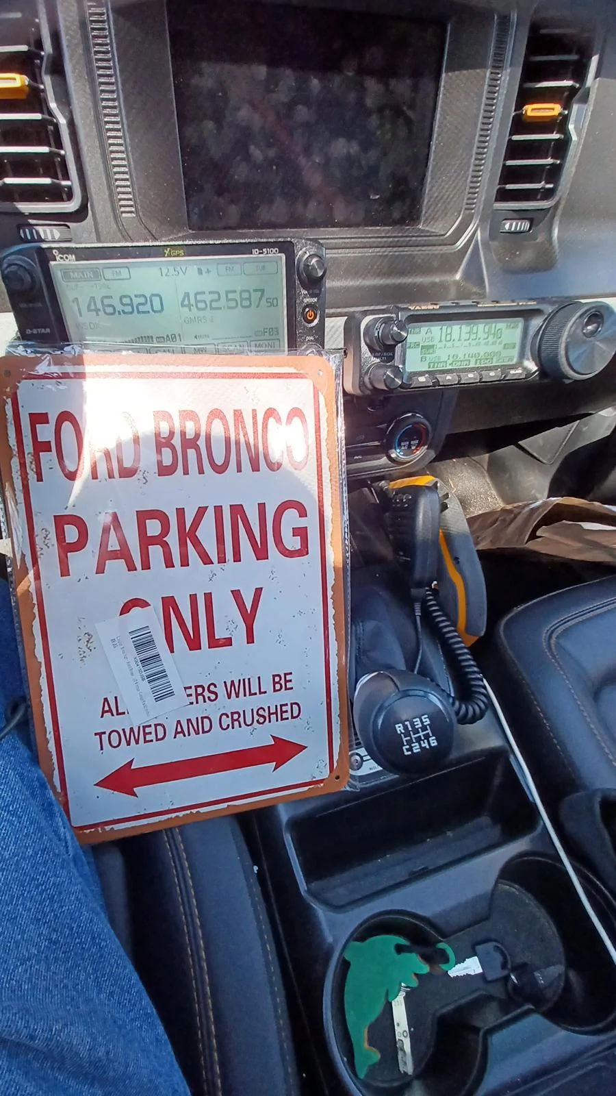 Ford Bronco Always park in Granny Gear 20240327_153545