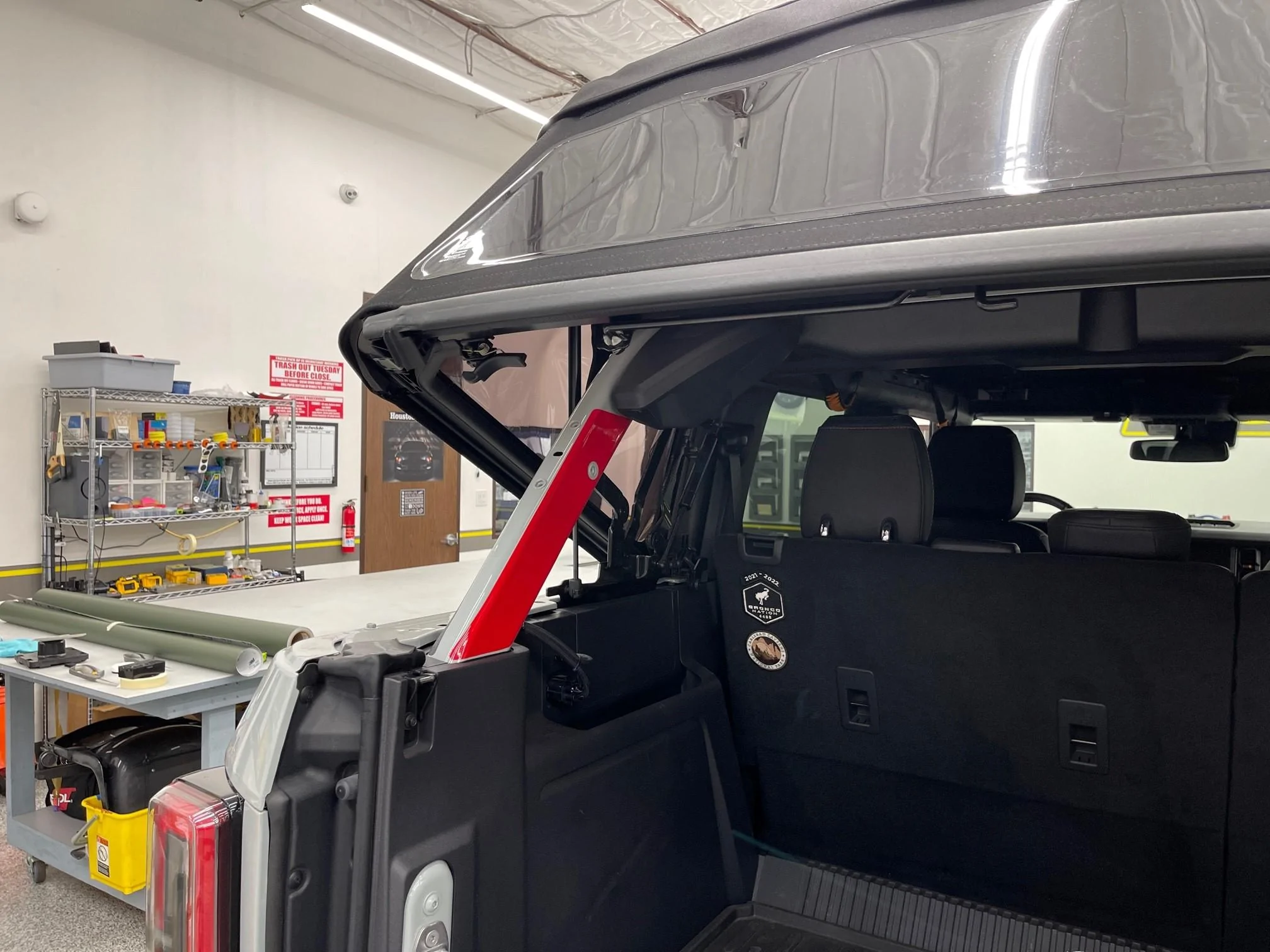 Ford Bronco Bronco PPF Protection Film Pieces - Assortment + 🆕 Add: Bronco Top Rail PPF (4 Door) Inner roll bar 03