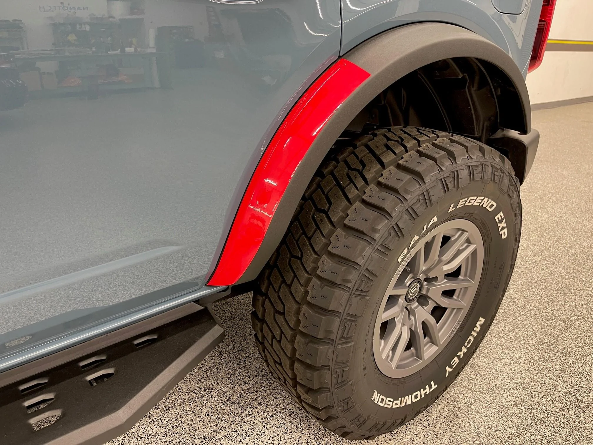 Ford Bronco Bronco PPF Protection Film Pieces - Assortment + 🆕 Add: Bronco Top Rail PPF (4 Door) fenders PPF 02