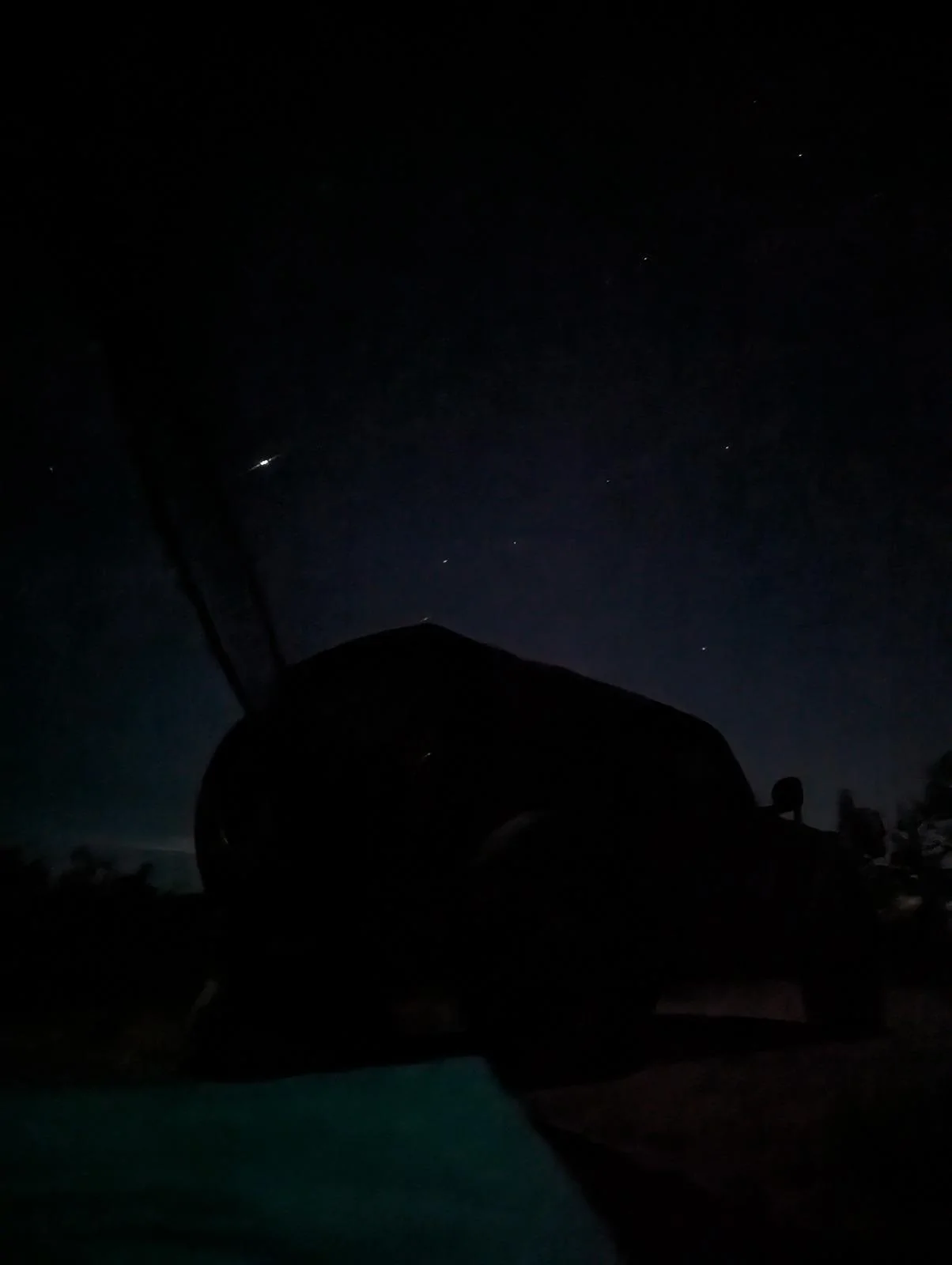 Ford Bronco Epic road trip, but had to say goodbye to my German Shepherd before we made it home Desert Night Sky