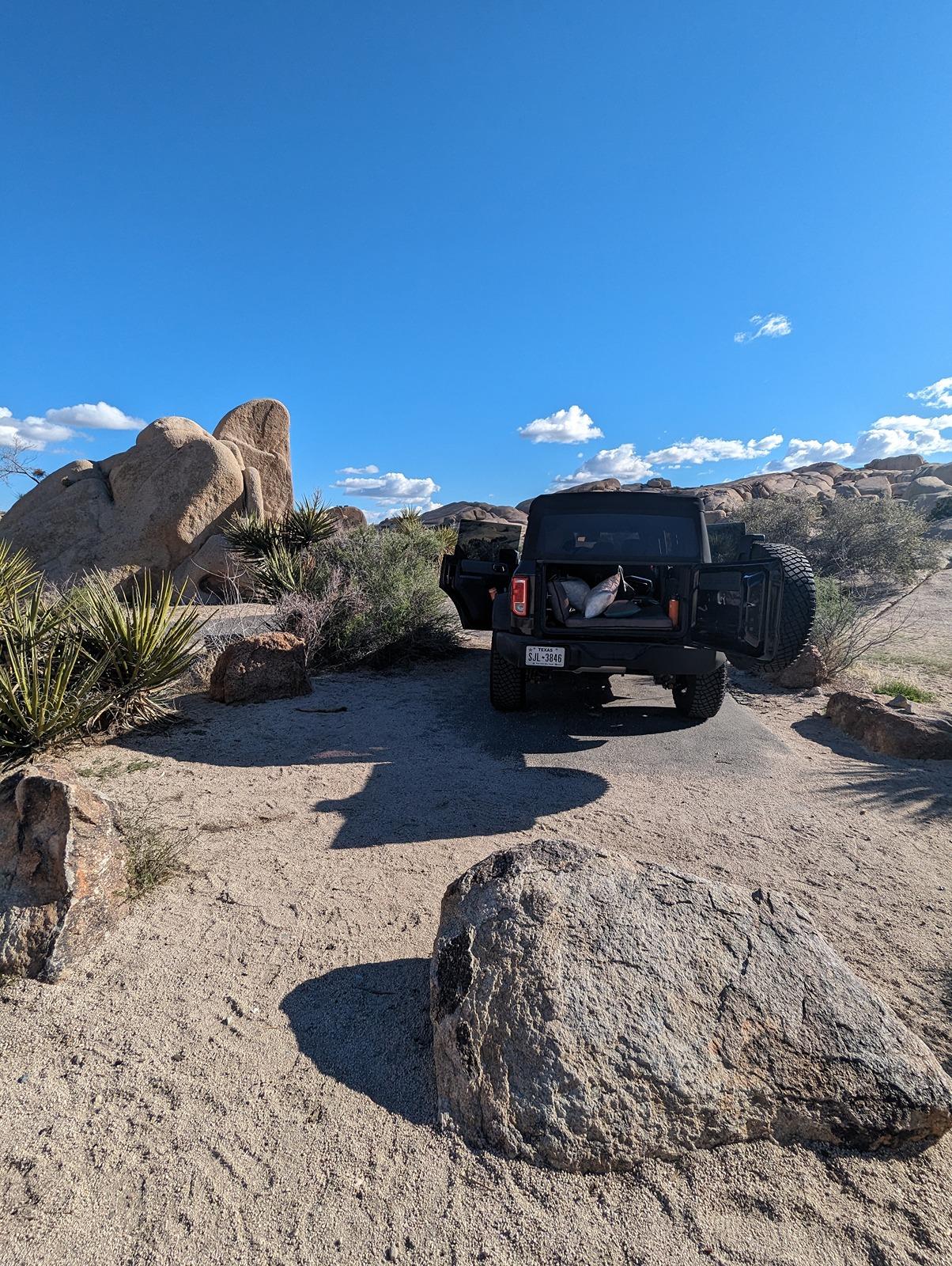 Ford Bronco Epic road trip, but had to say goodbye to my German Shepherd before we made it home Joshua Tree