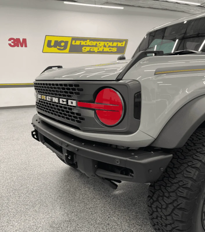 Ford Bronco Bronco PPF Protection Film Pieces - Assortment + 🆕 Add: Bronco Top Rail PPF (4 Door) FB headlight