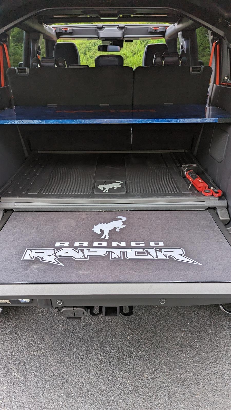 Ford Bronco Installed the OEM Slideout Tailgate PXL_20230704_171905770