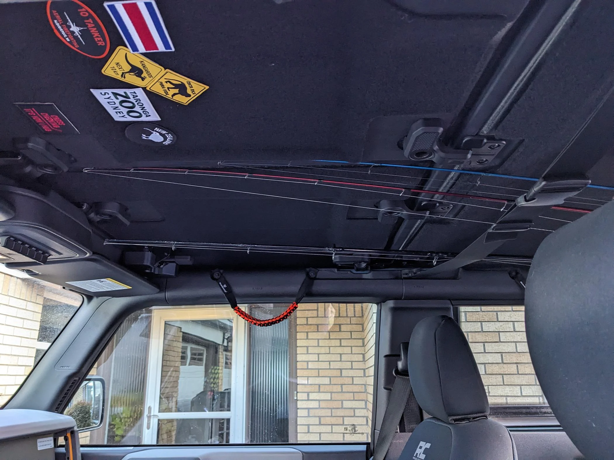 Ford Bronco Interior fishing rod rack PXL_20240330_131435989