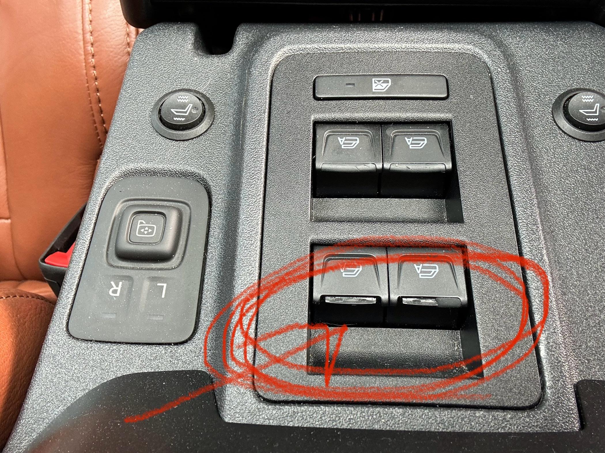 Ford Bronco Window buttons chipping already IMG_4539