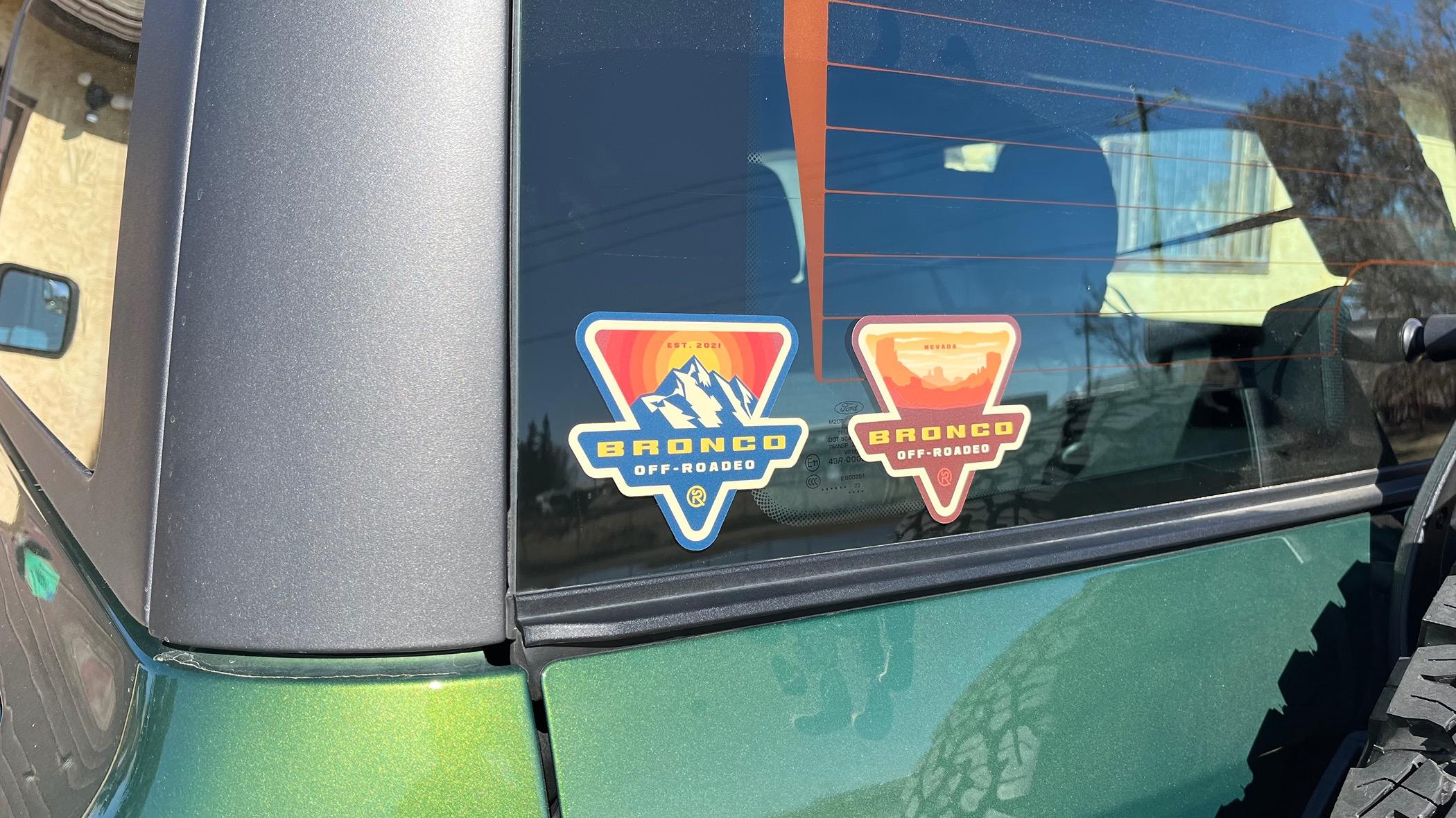 Have you put Stickers on your Bronco? Let's see them | Page 10 ...