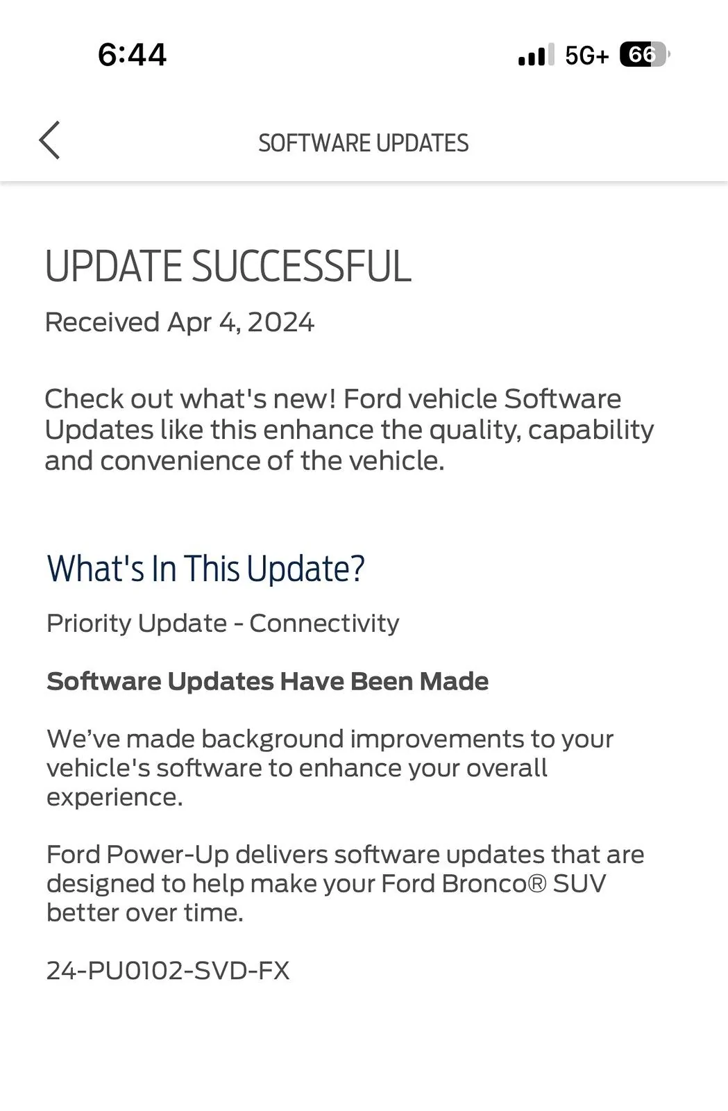 Ford Bronco Powertrain Malfunction / Reduced Power IMG_2650