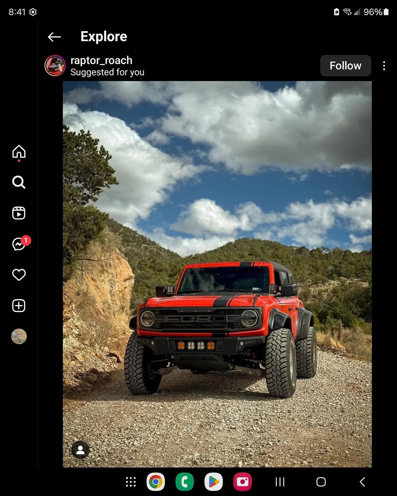Ford Bronco Help w stripes on Badlands Screenshot_20240407_084136_Instagram