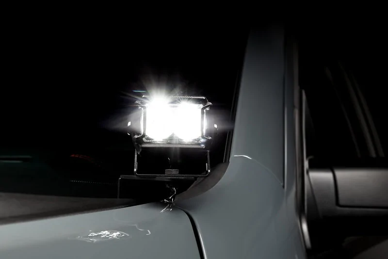 Ford Bronco Ditch Lights - Large vs. Small ORACLE_Lighting_Vega_Series_2_on