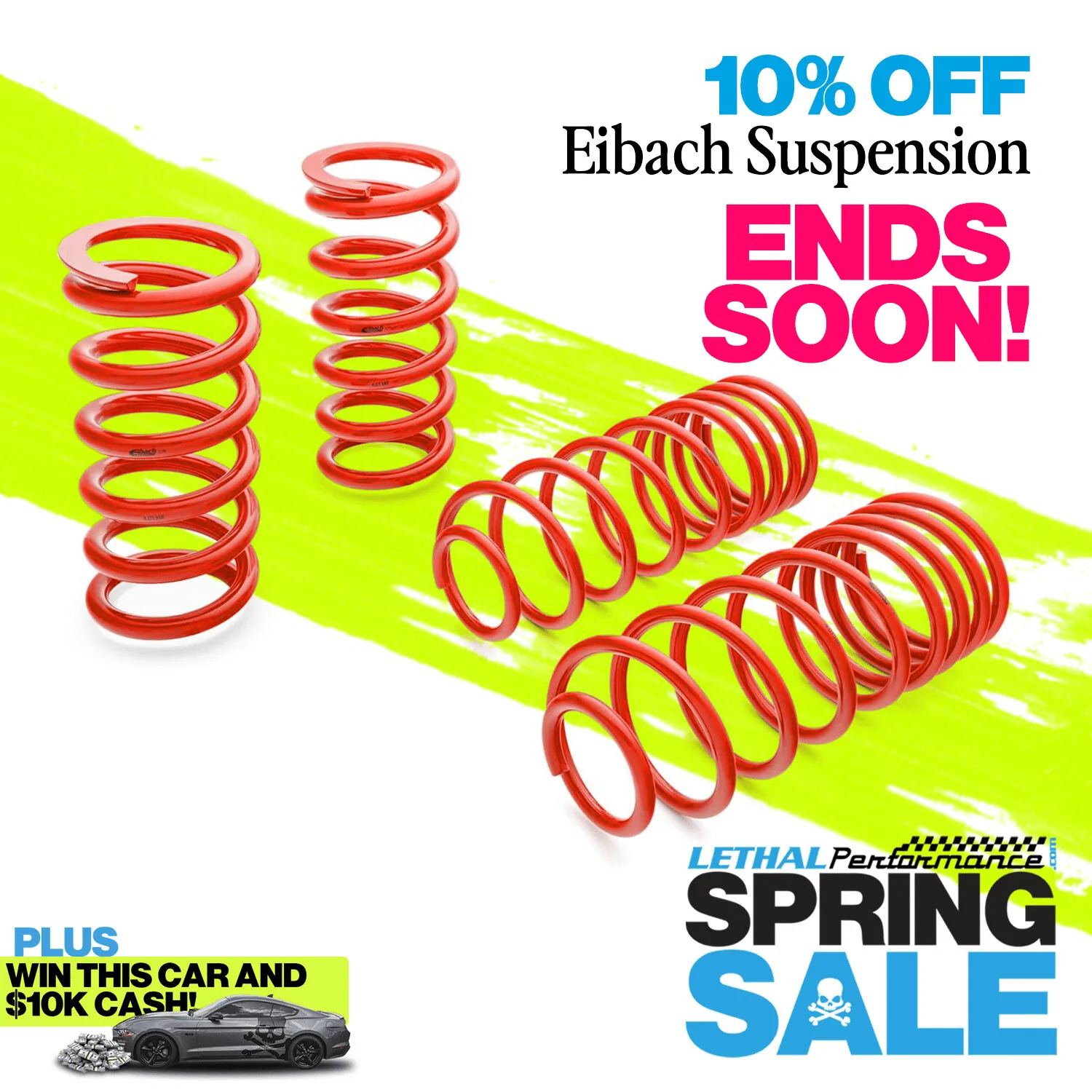 Ford Bronco Spring SALE has SPRUNG here at Lethal Performance!! eibach end soon spring sal