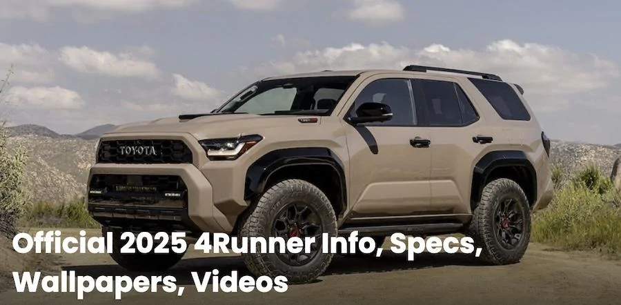 Ford Bronco 🚨 4Runner Official Debut - Info, Specs, Pics, Videos + First Look Reviews 2025-toyota-4runner-jpg