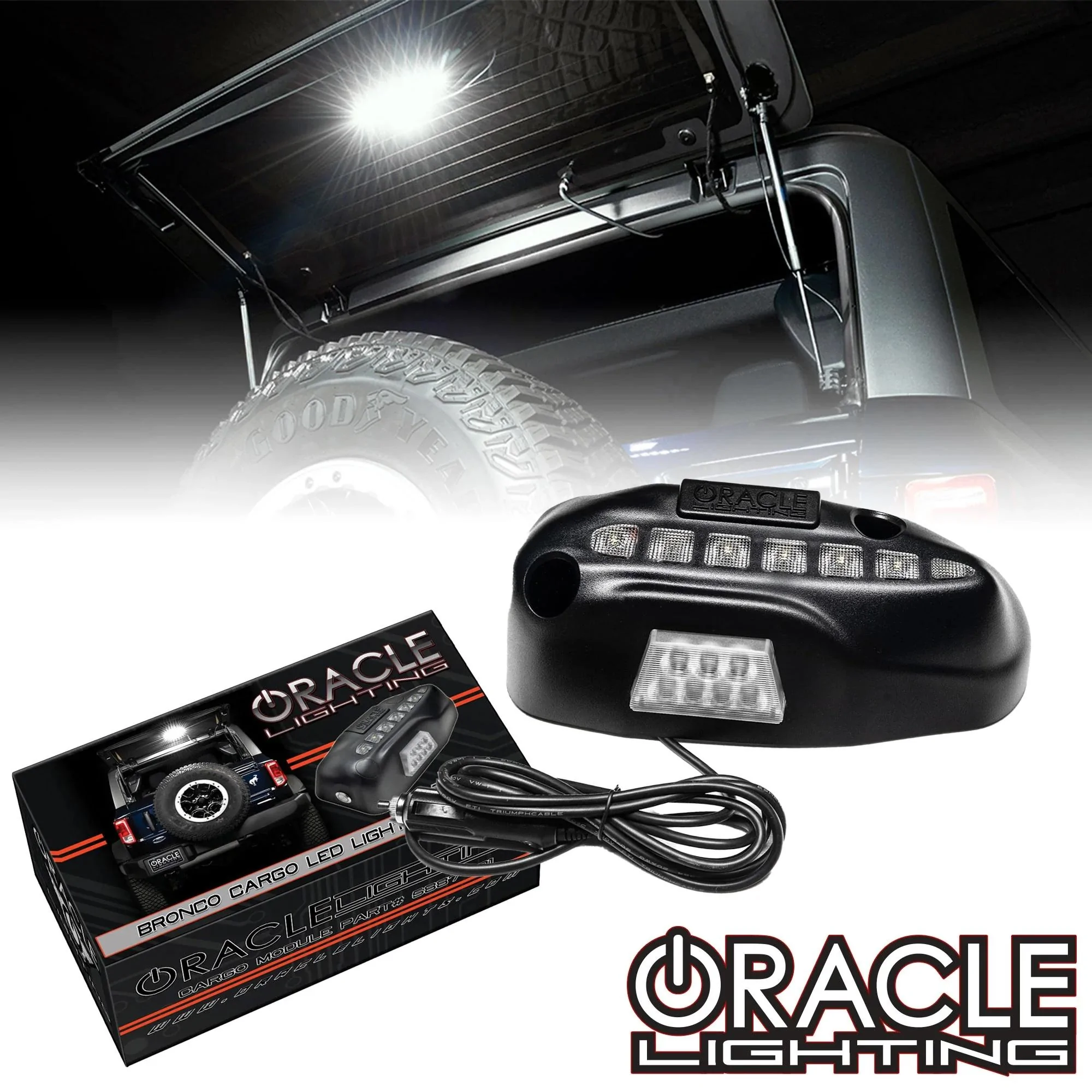 Ford Bronco 🔦 Product Spotlight 🔦 LED CARGO LIGHT FOR 2021-2024 FORD BRONCO Oracle_Lighting_Bronco_LED_Cargo_Light
