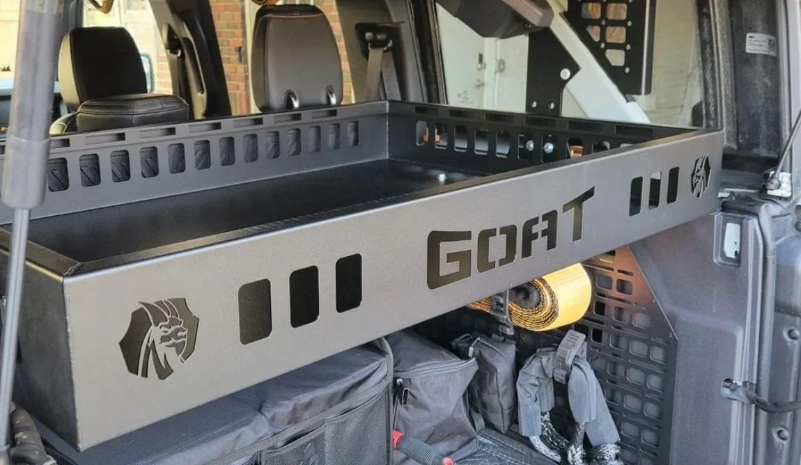 Ford Bronco WTB Goat Fabrication cargo basket IMG_5042