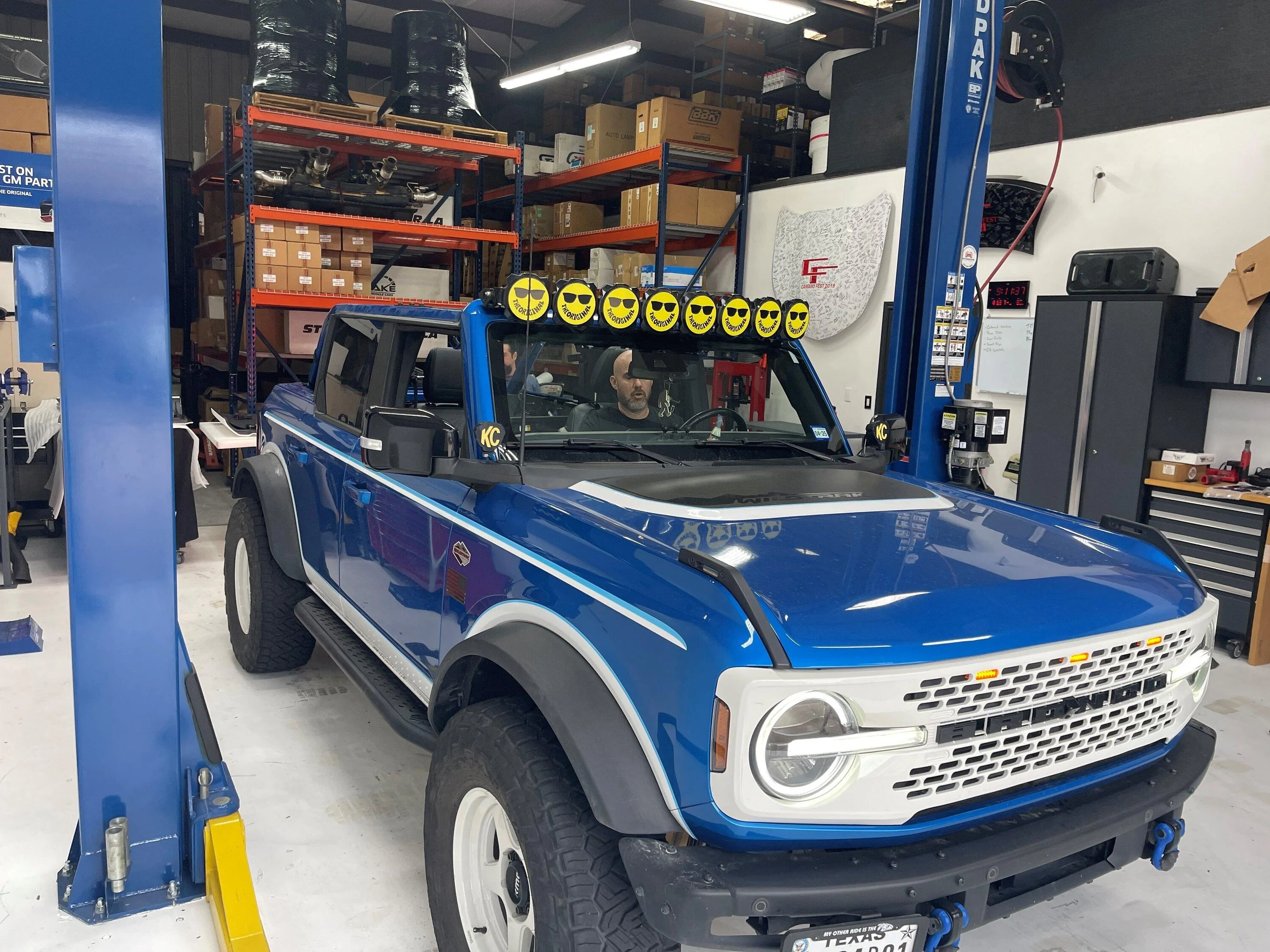 Ford Bronco That's it...I'm done...I can't wait anymore...Anderson Composites White Hard Top installed bronco4