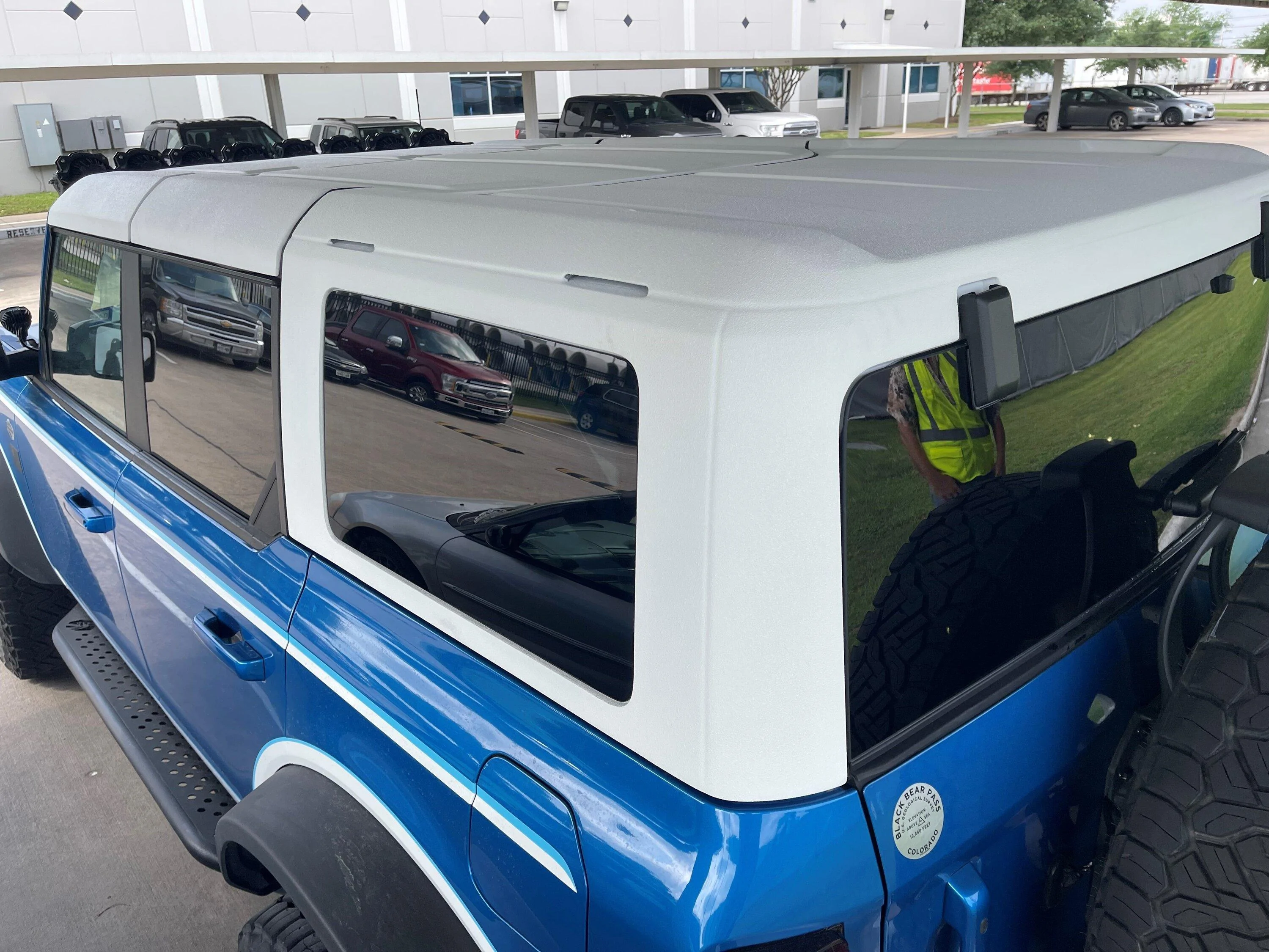 Ford Bronco That's it...I'm done...I can't wait anymore...Anderson Composites White Hard Top installed bronco7