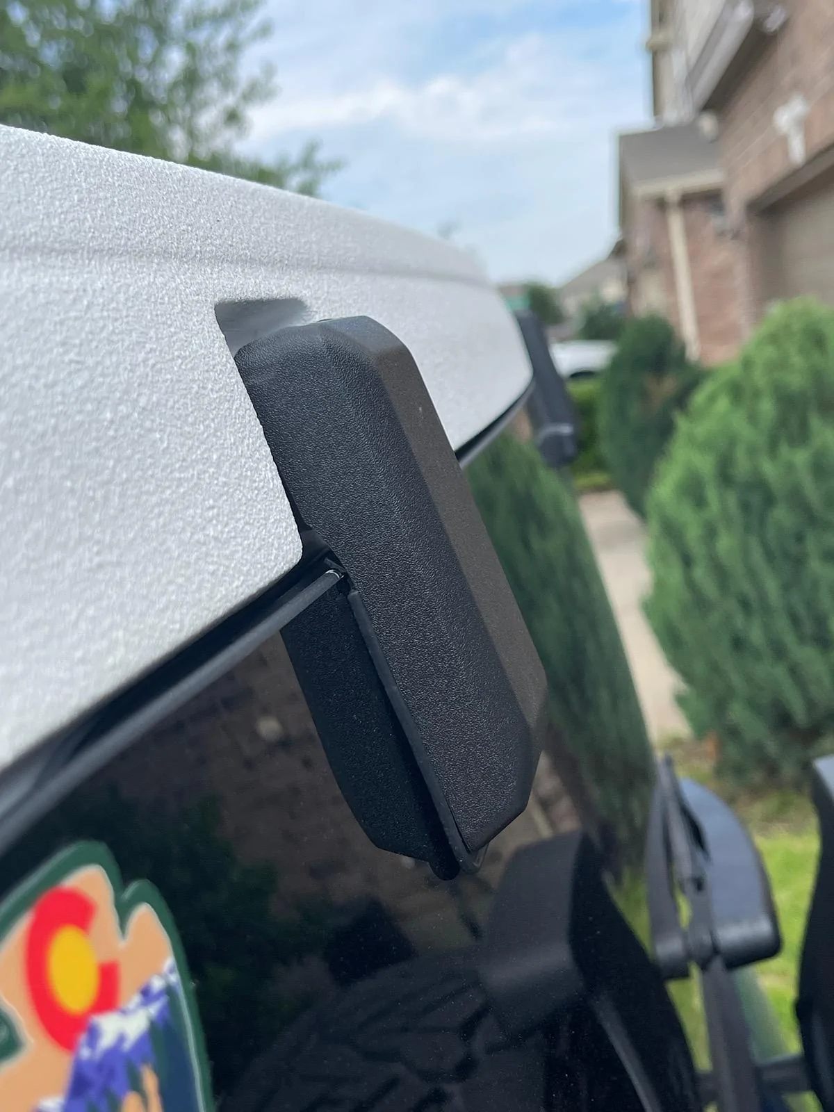 Ford Bronco That's it...I'm done...I can't wait anymore...Anderson Composites White Hard Top installed img_6591-jpeg