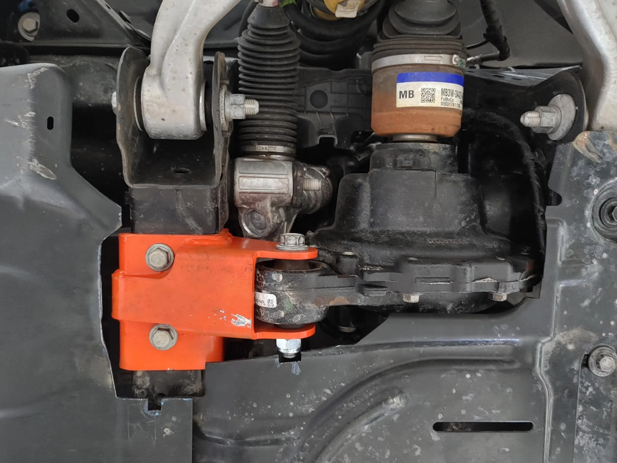 Ford Bronco Installing TeocaliMG's front differential drop kit 20240419_162612_HDR