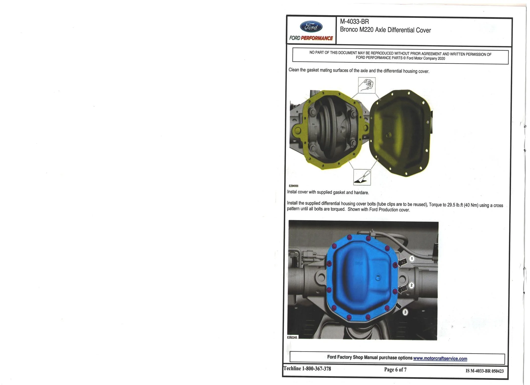 Ford Bronco Change Driveline Fluids Early! Scan_2024042