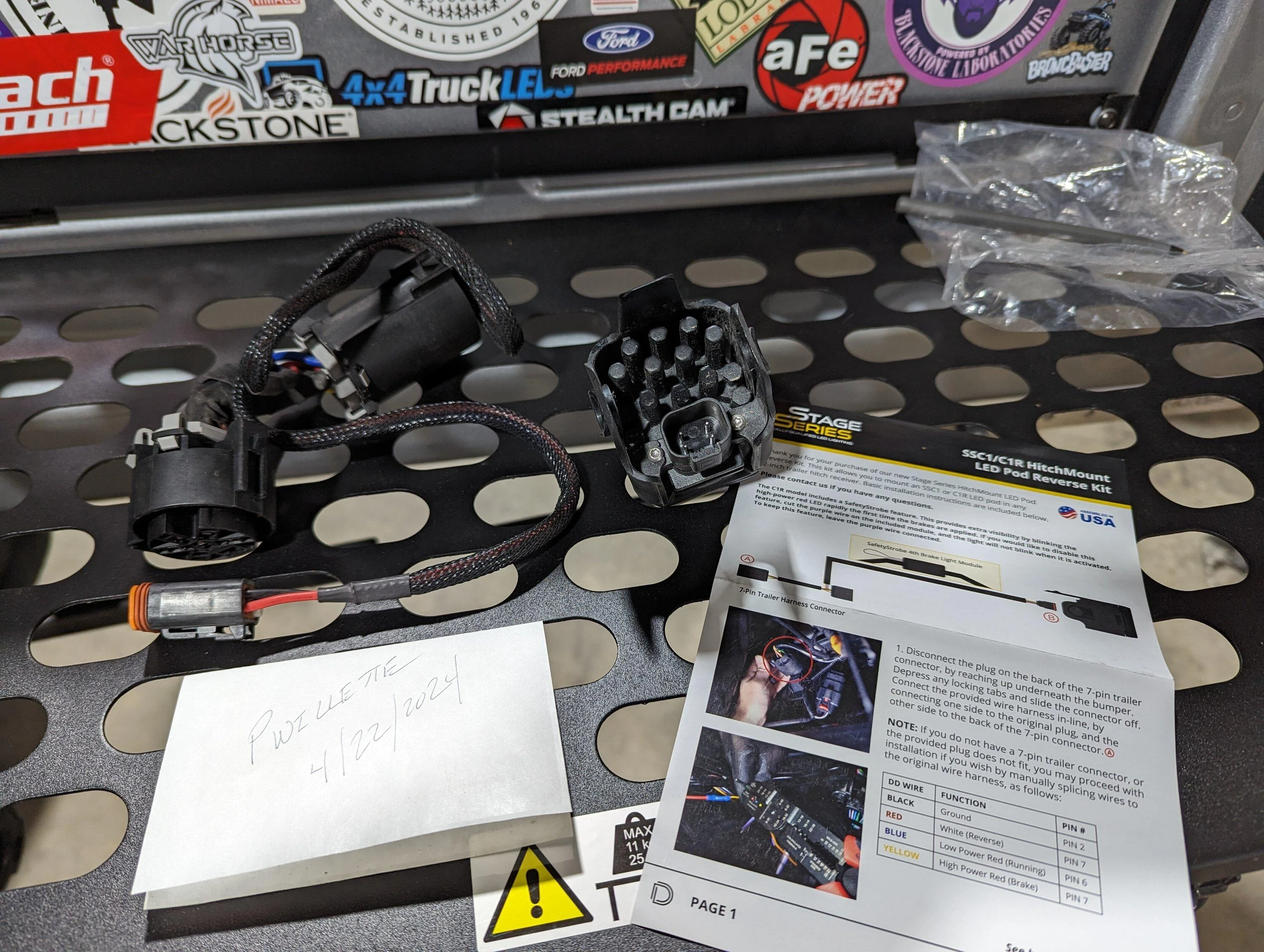 Ford Bronco FS Diode Dynamics Hitch Mount LED Reverse Pod PXL_20240420_162544022