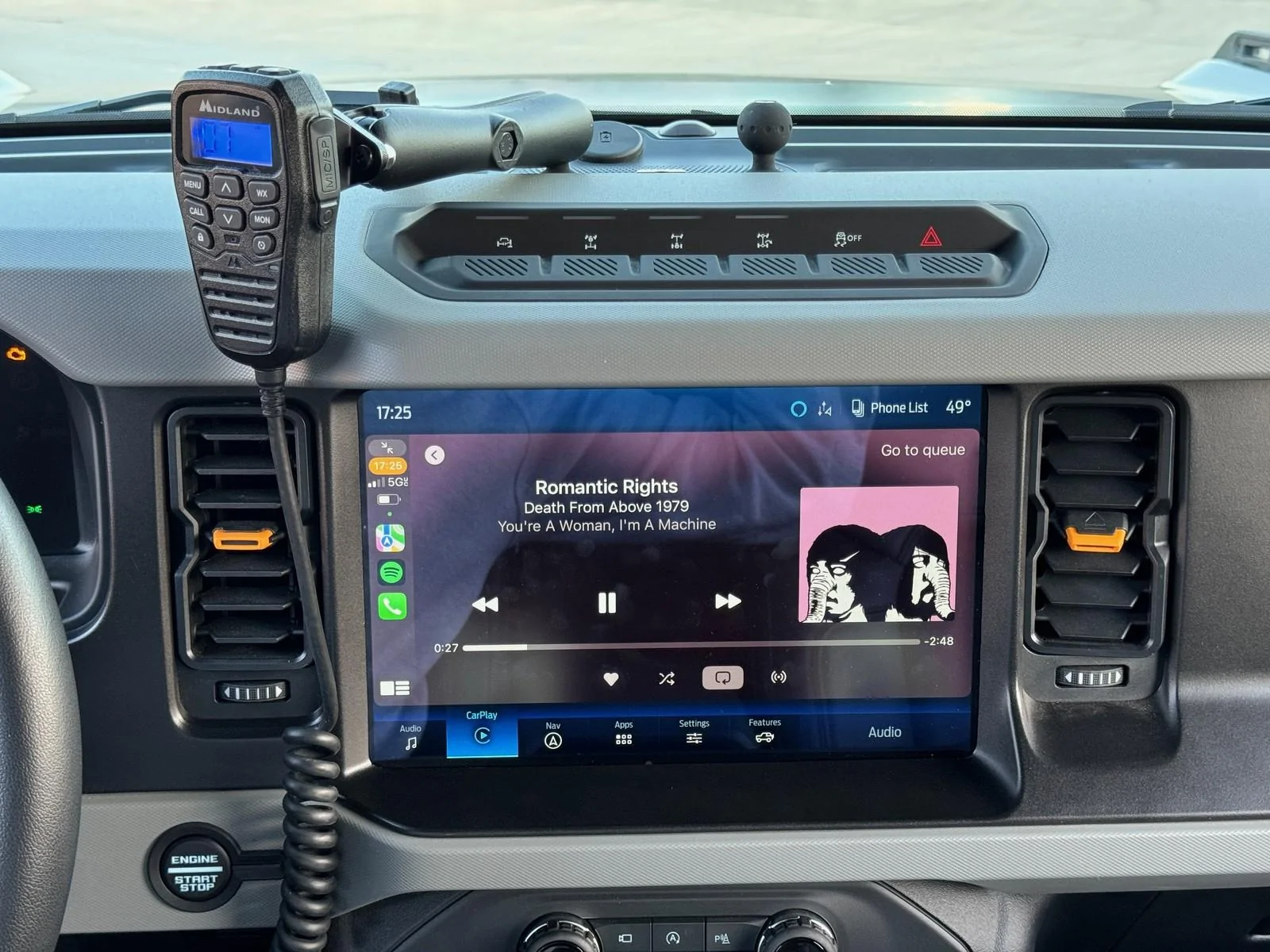 Ford Bronco BROOX's 2DR Shadow Black Squatchy Boy GMRS-7