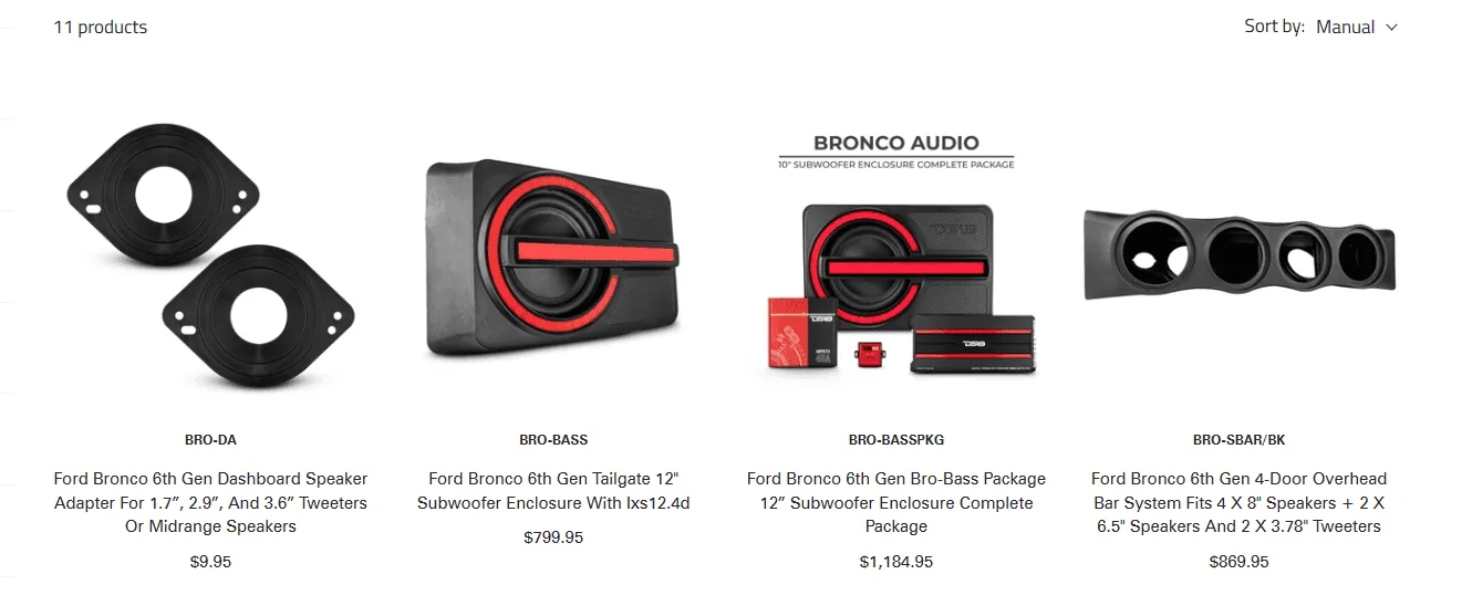 Ford Bronco Bronco audio from DS18 1713881659883-i