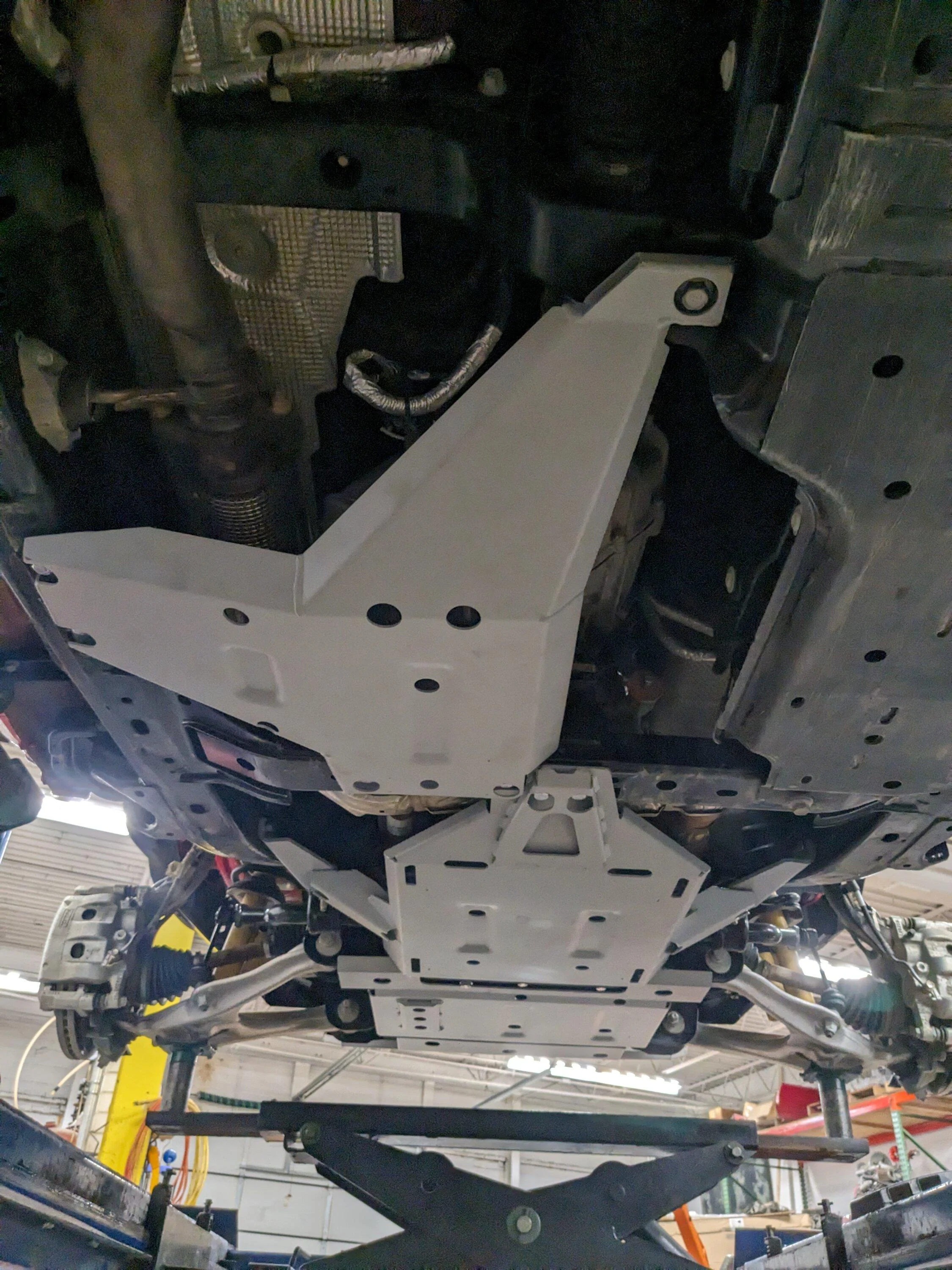 Ford Bronco ARB bumper and skid plates installed on Heritage Bronco PXL_20240419_233745129