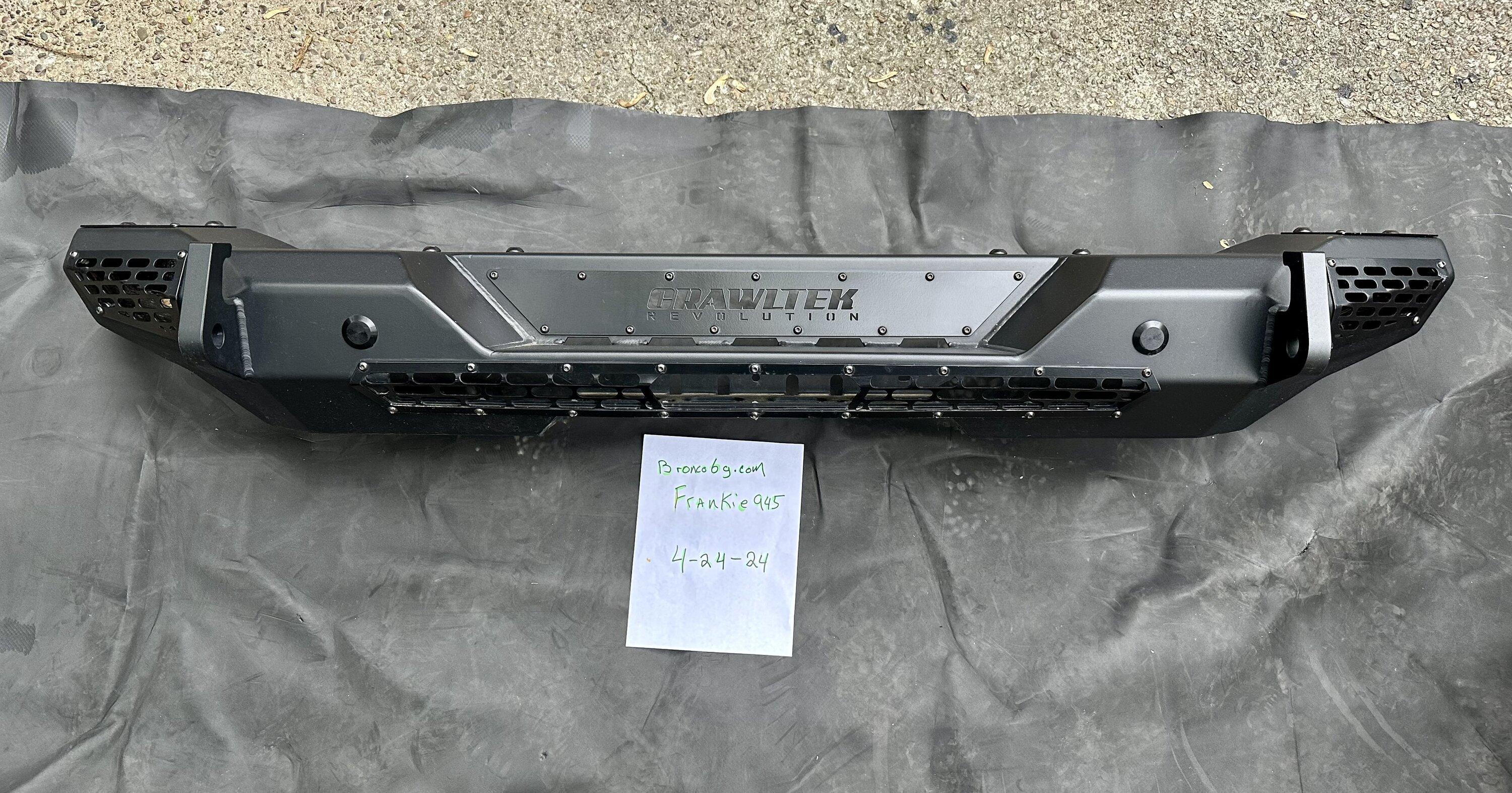 Ford Bronco Crawltek Blaze Rear Bumper IMG_2626