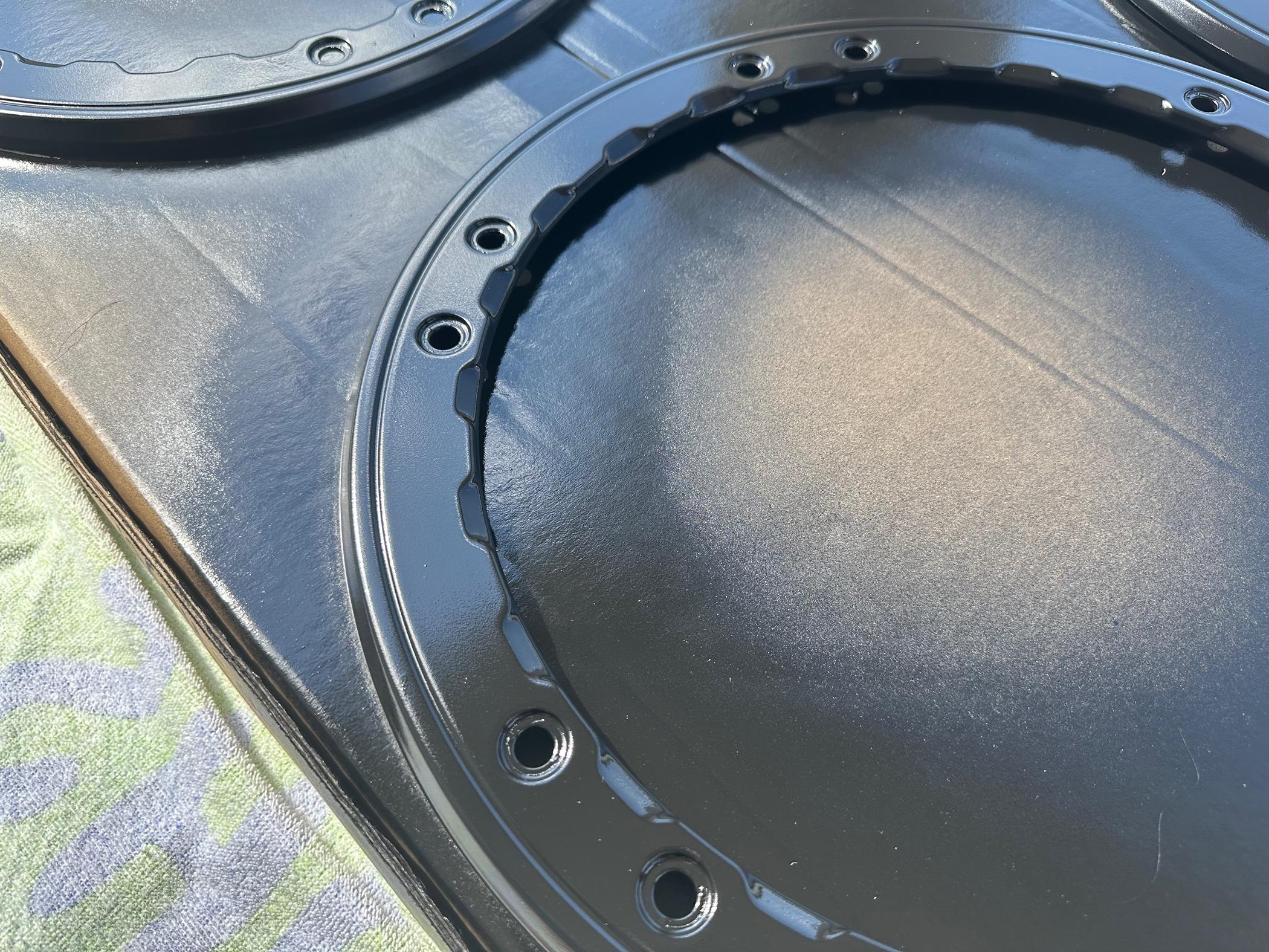Ford Bronco Painted my beauty rings gloss black.  Badlands SAS IMG_8224