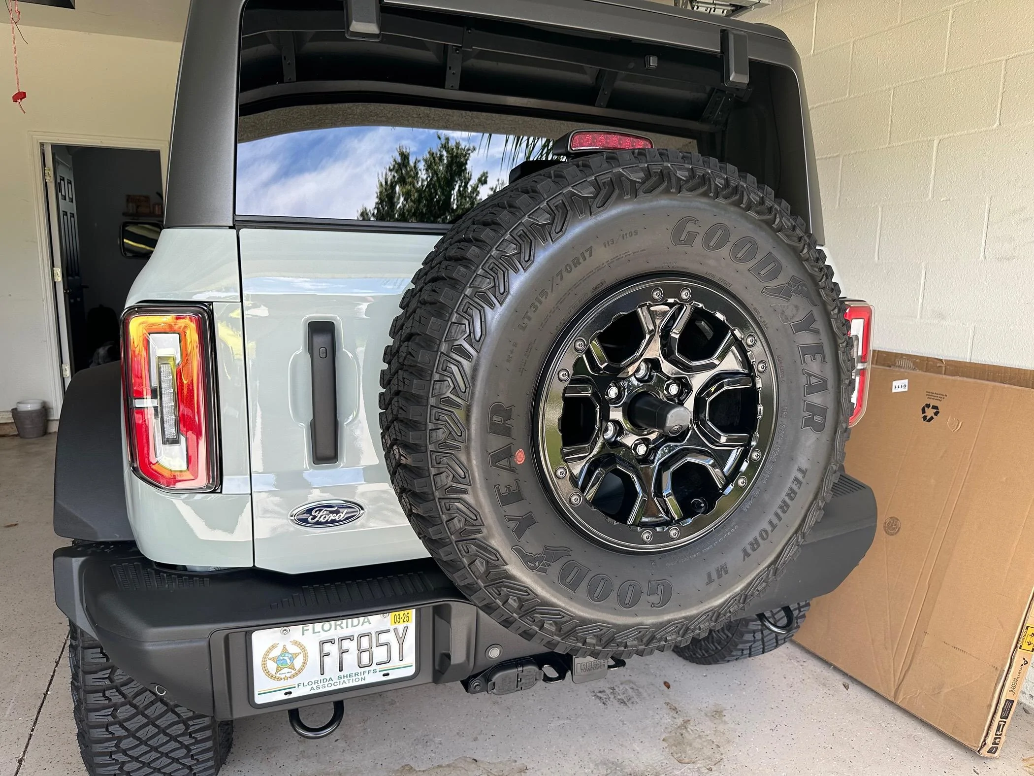 Ford Bronco Painted my beauty rings gloss black.  Badlands SAS IMG_8205