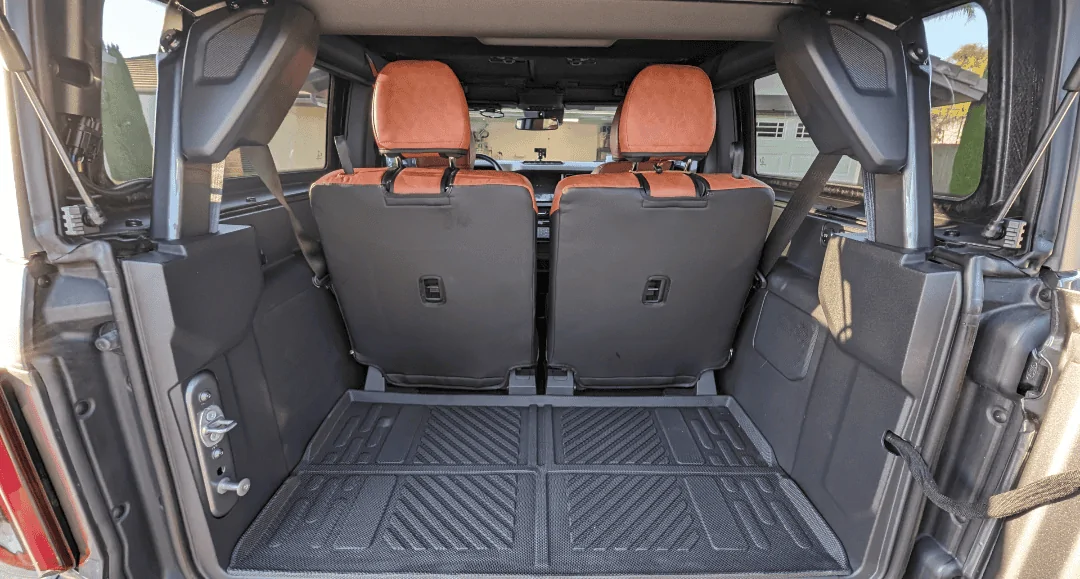Ford Bronco Floor mat with access to trunk floor compartments? Screenshot_20240426-171629