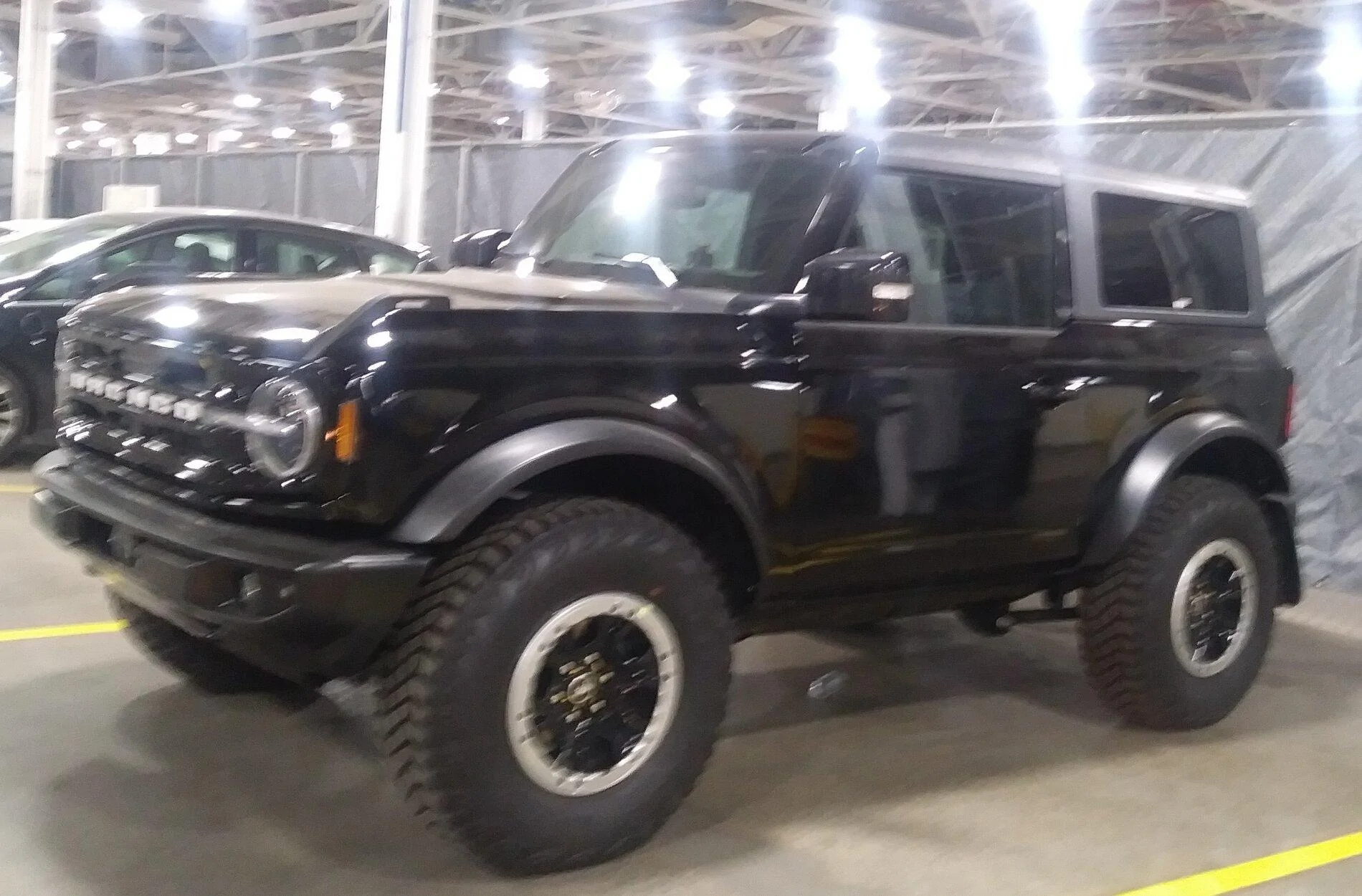 Ford Bronco First Edition Bronco (Pre-Production) with Rear Cupholders Spotted 1113201206~2