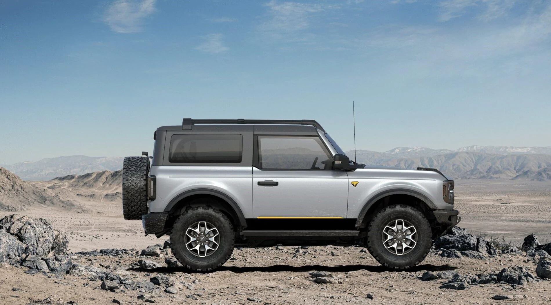 Ford Bronco Photo: Iconic Silver 2-door Base Model vehicl