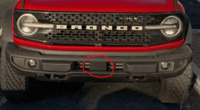 Ford Bronco Aftermarket front bumper upgrades? 360 camera issues? 1605713695360