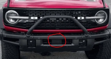 Ford Bronco Aftermarket front bumper upgrades? 360 camera issues? 1605713802398