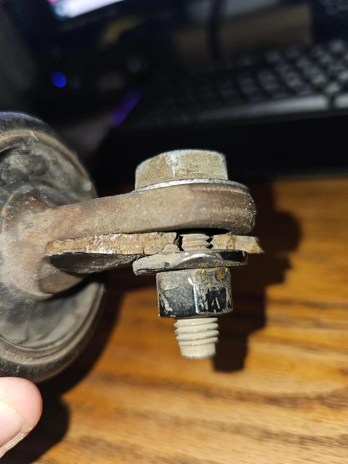 Ford Bronco Front Differential mount failure/broken. 20240427_205953