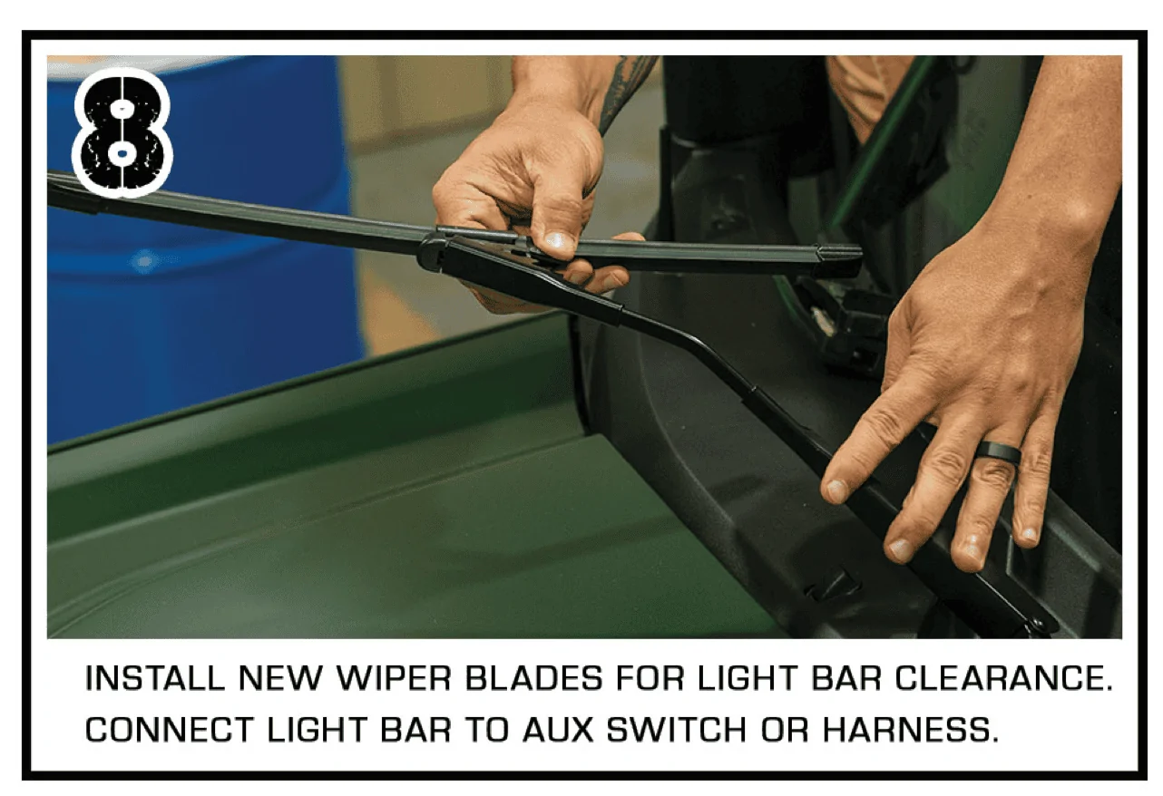 Ford Bronco Oracle integrated LED light bar installed review & photos Screenshot 2024-04-29 at 2.07.20 PM