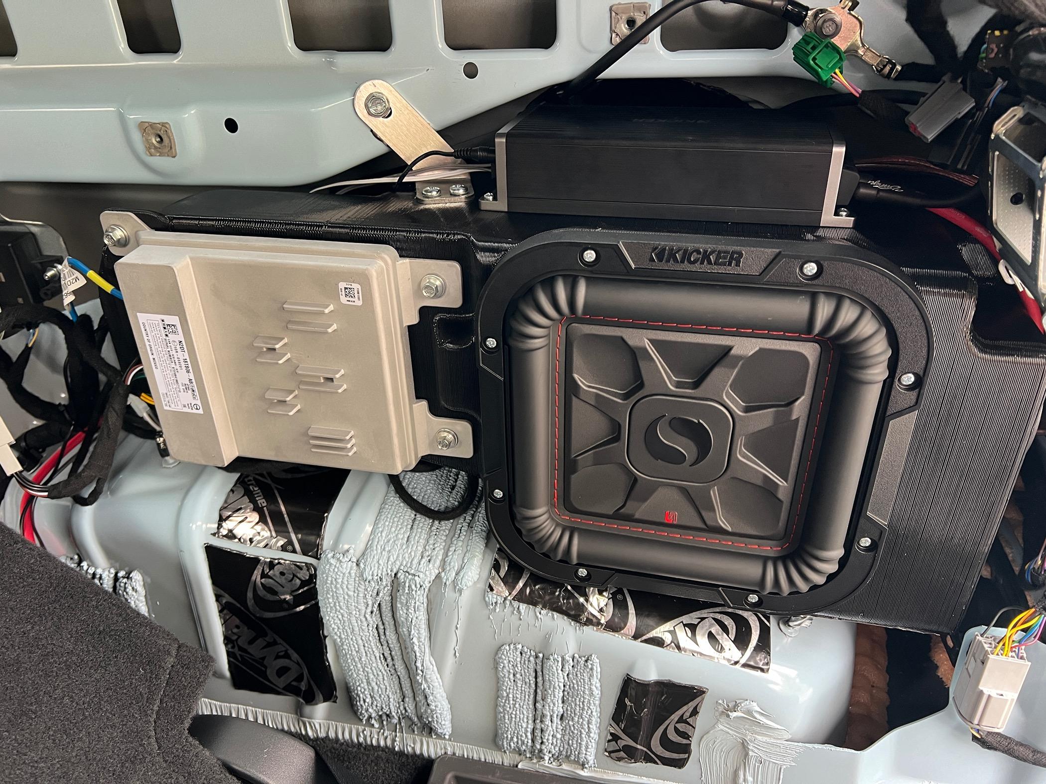 Ford Bronco GEARSHADE: Custom Made 8" Subwoofer Enclosure IMG_1845