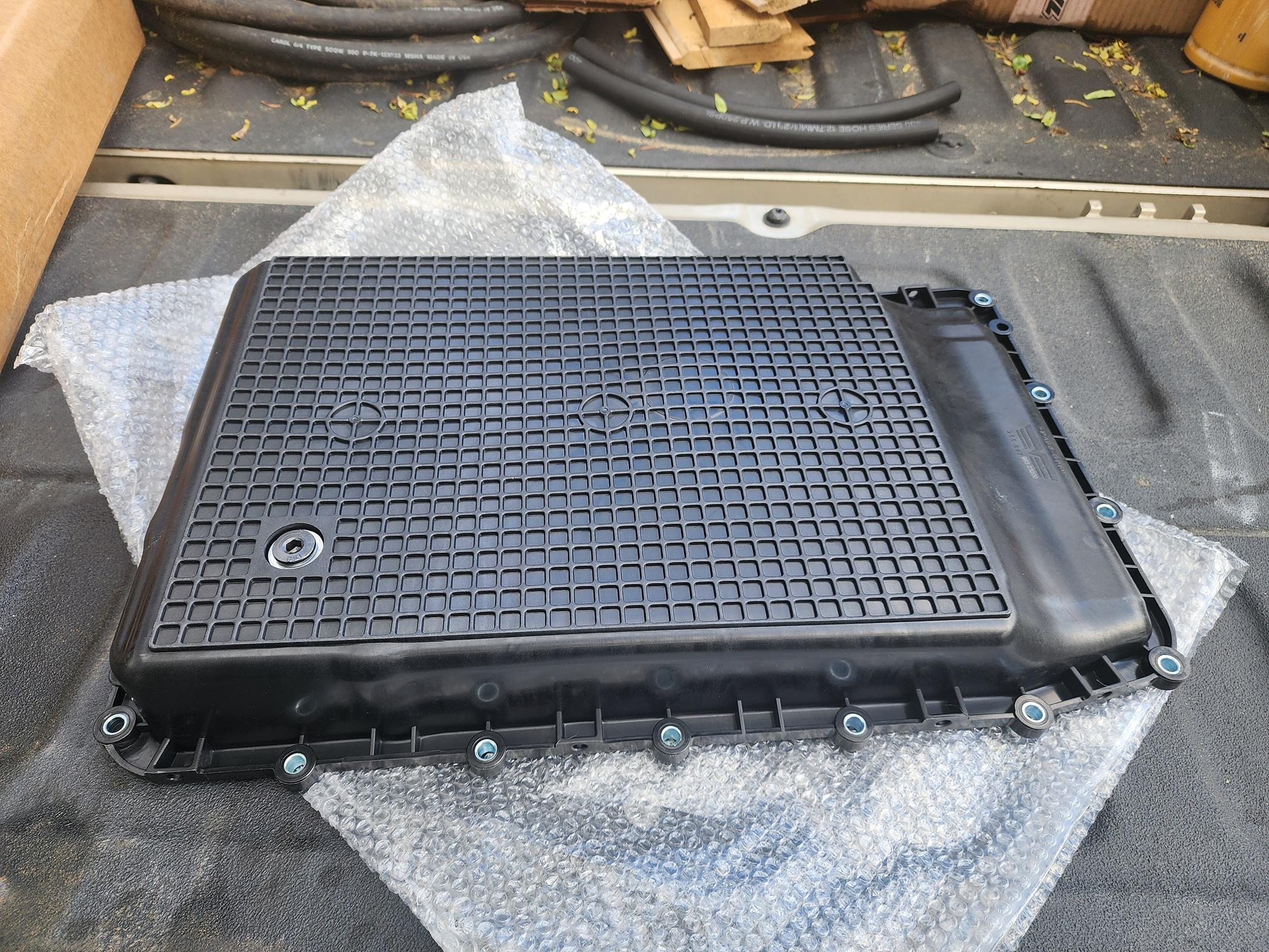 Ford Bronco Trans pan w/drain by Dorman 20240429_173414