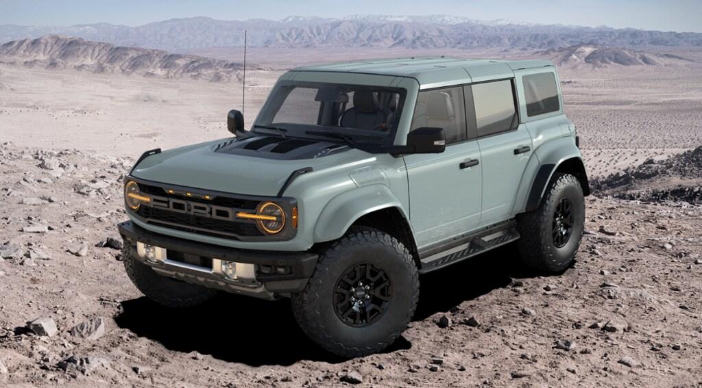 Bronco Raptor R Colors Raptor Black and Body Color Painted Tops Now Available on Configure ...